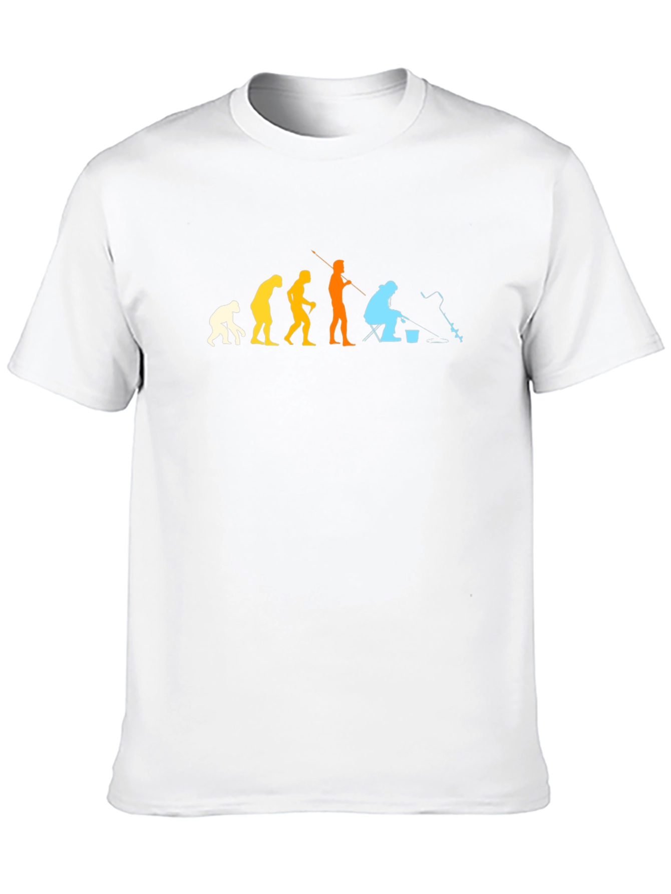 Fishing Evolution Graphic Tee - Angler Humor - 10
