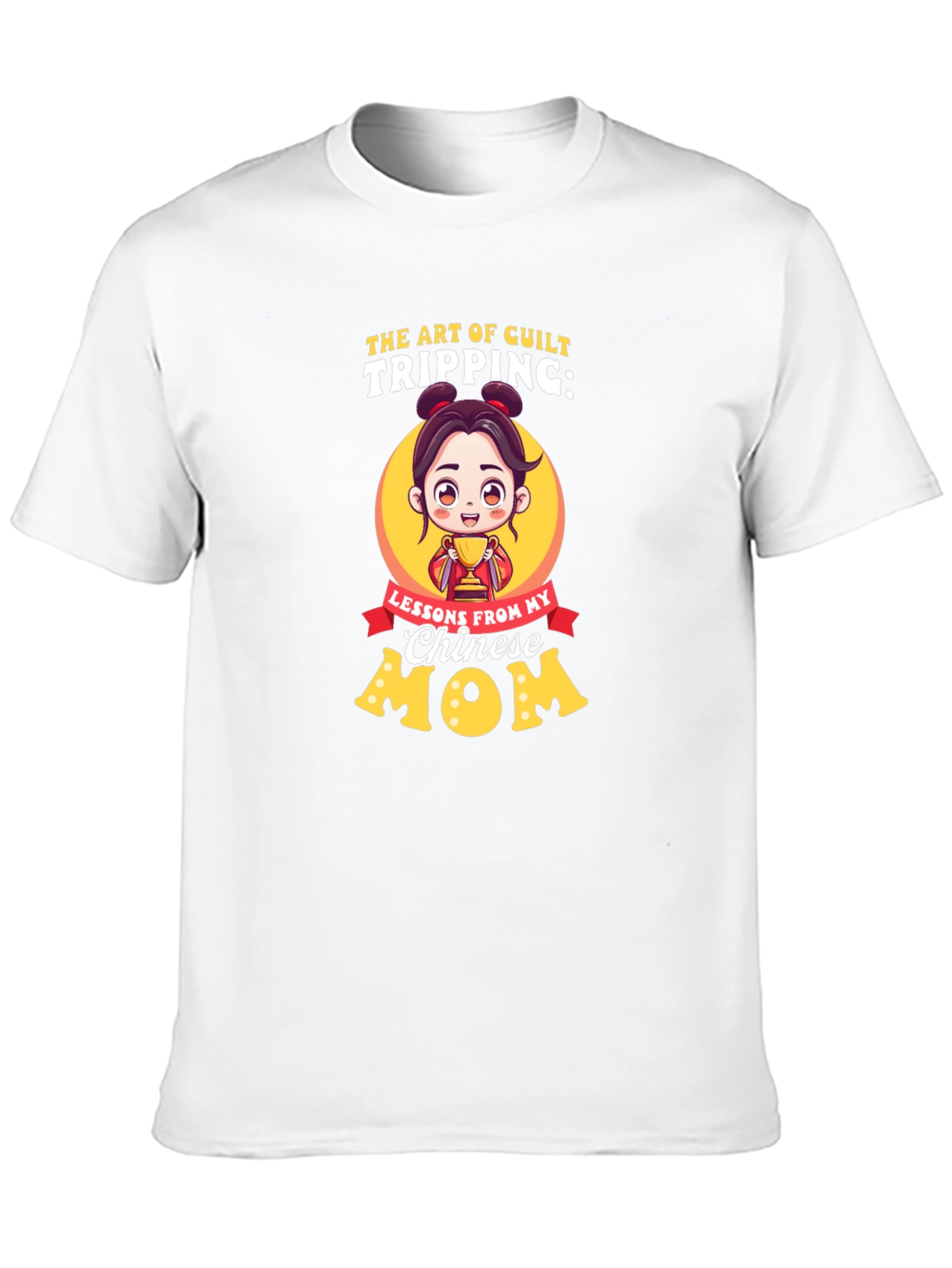 Black Art of Guilt Tripping Chinese Mom T-Shirt view 10