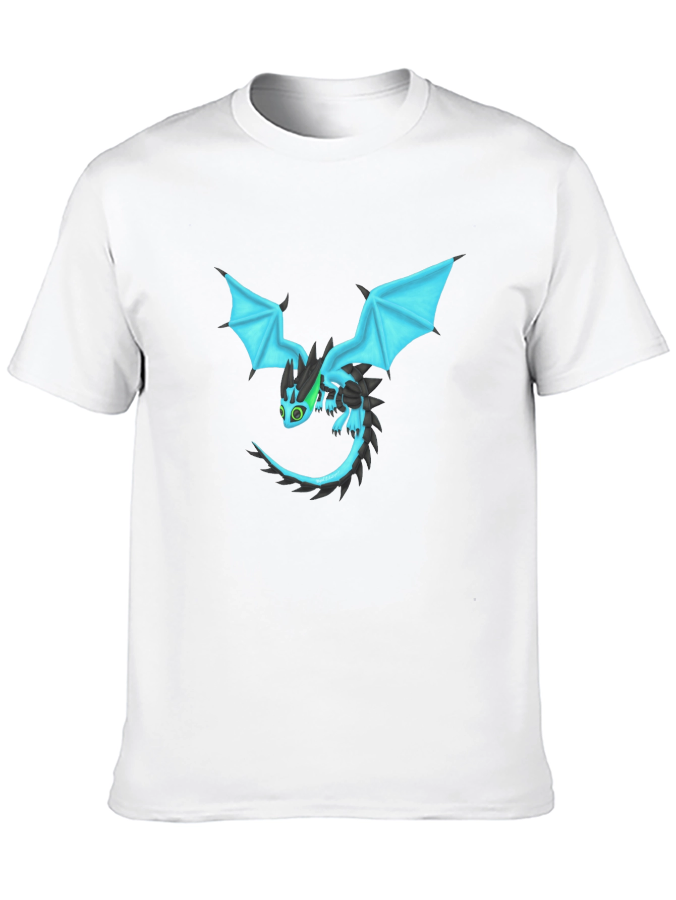 Black Dragon Graphic Black T-Shirt view 10