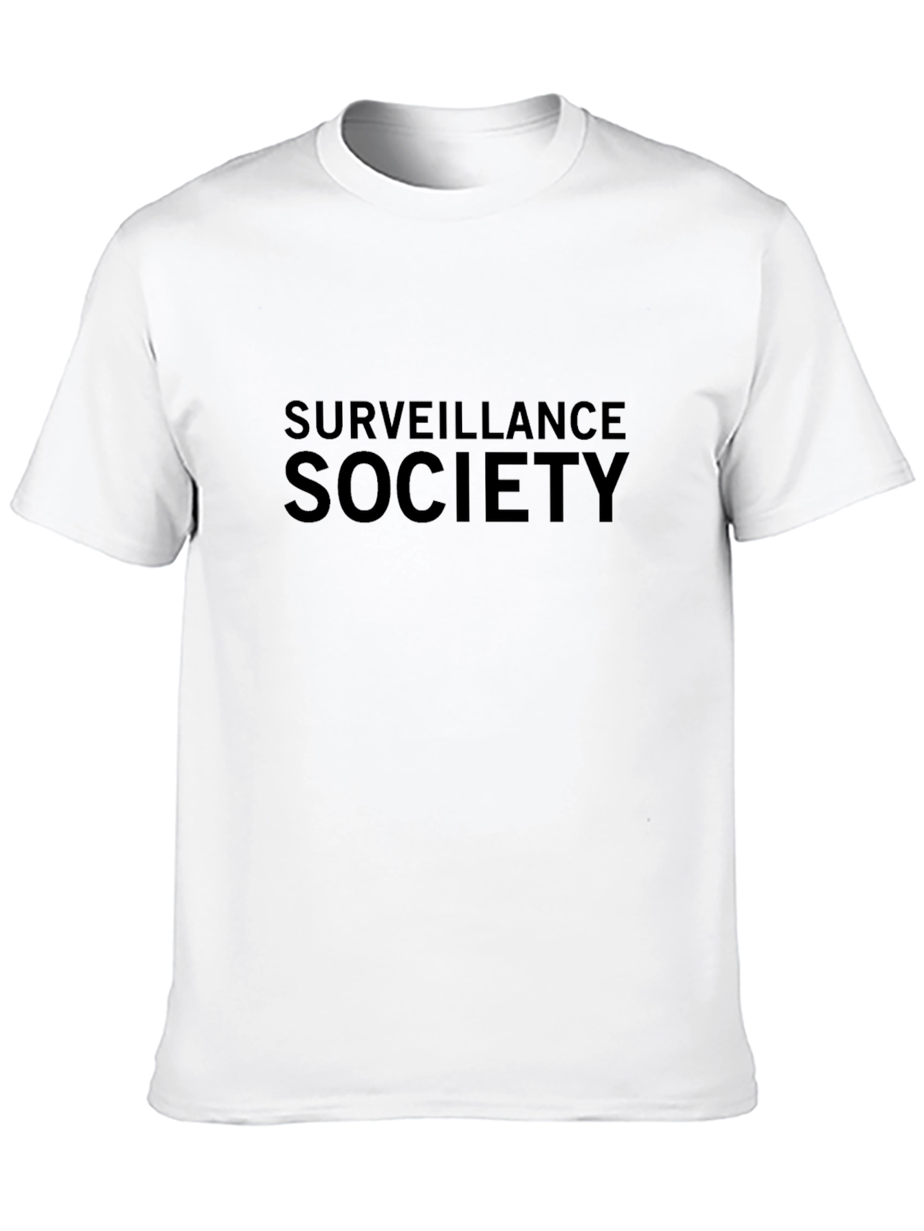 Black Surveillance Society Graphic Tee - Mens Black T-Shirt view 10