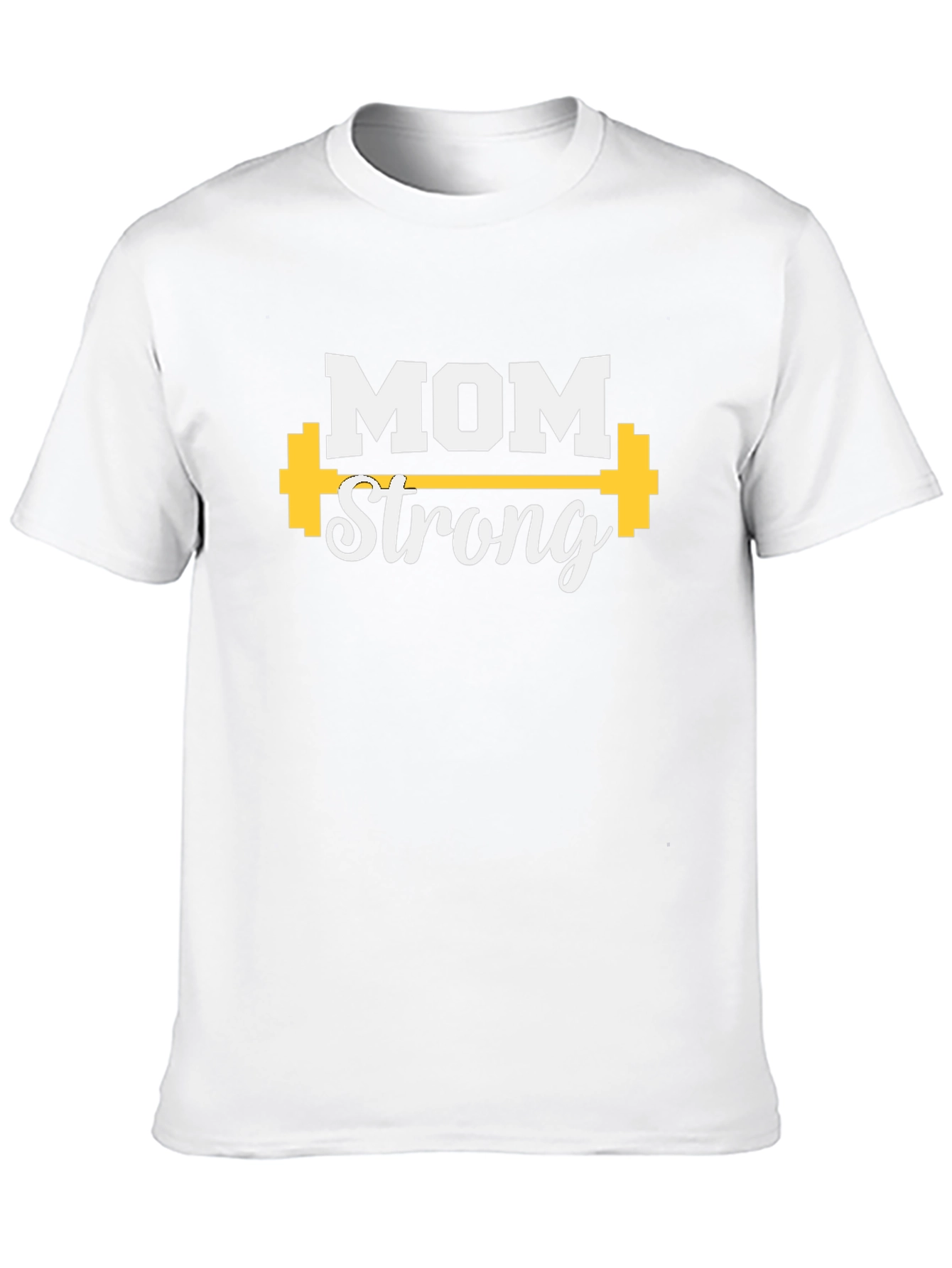 Mom Strong Graphic Tee - Black Cotton Blend - 10