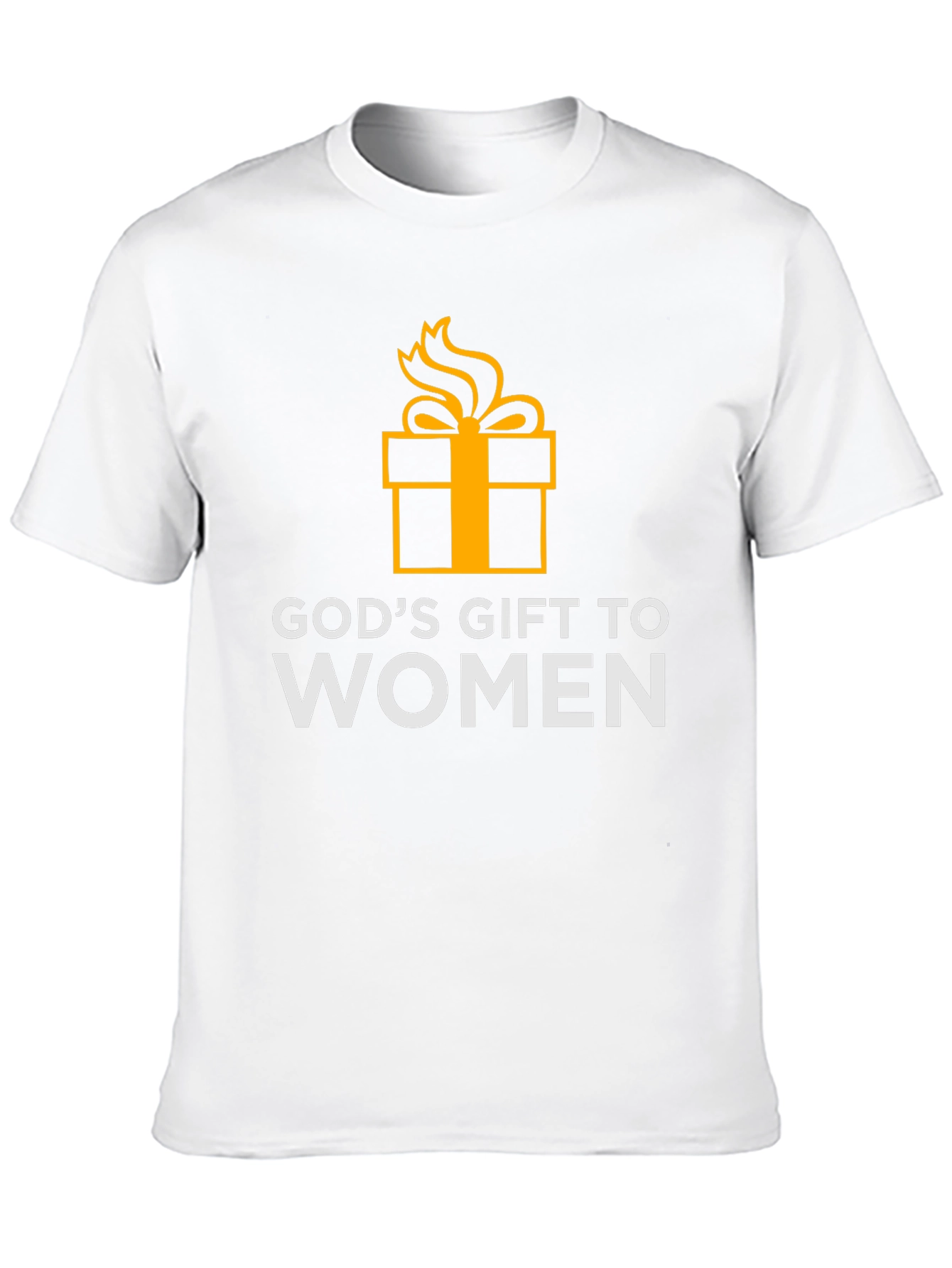 Black God's Gift to Women T-Shirt - Novelty Graphic Tee view 10