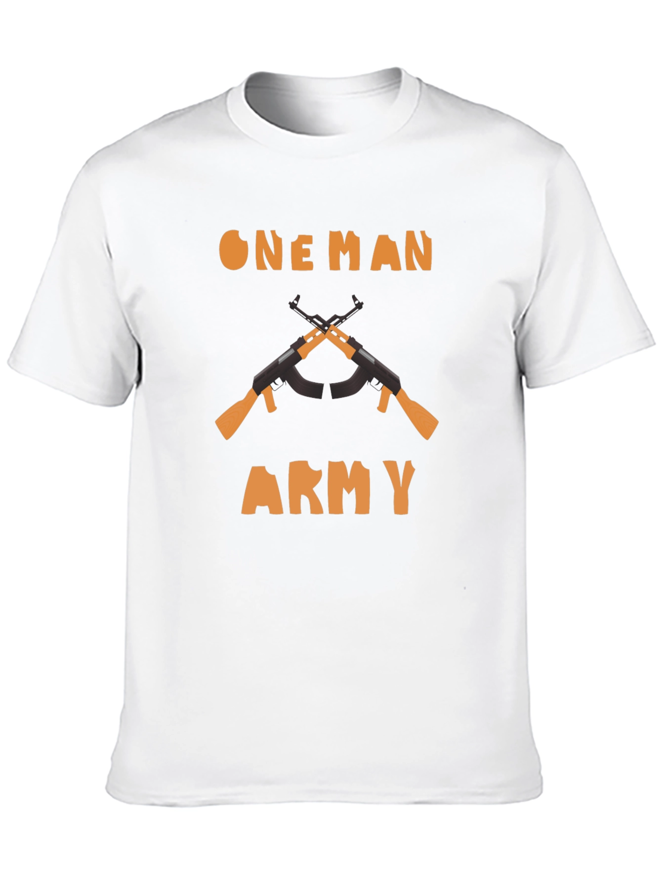 Black One Man Army Graphic Tee view 10