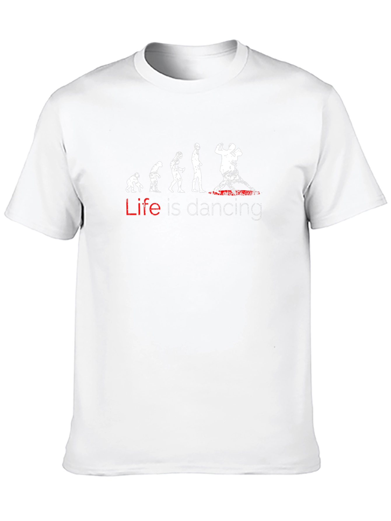 Black Life Is Dancing Evolution T-Shirt view 10