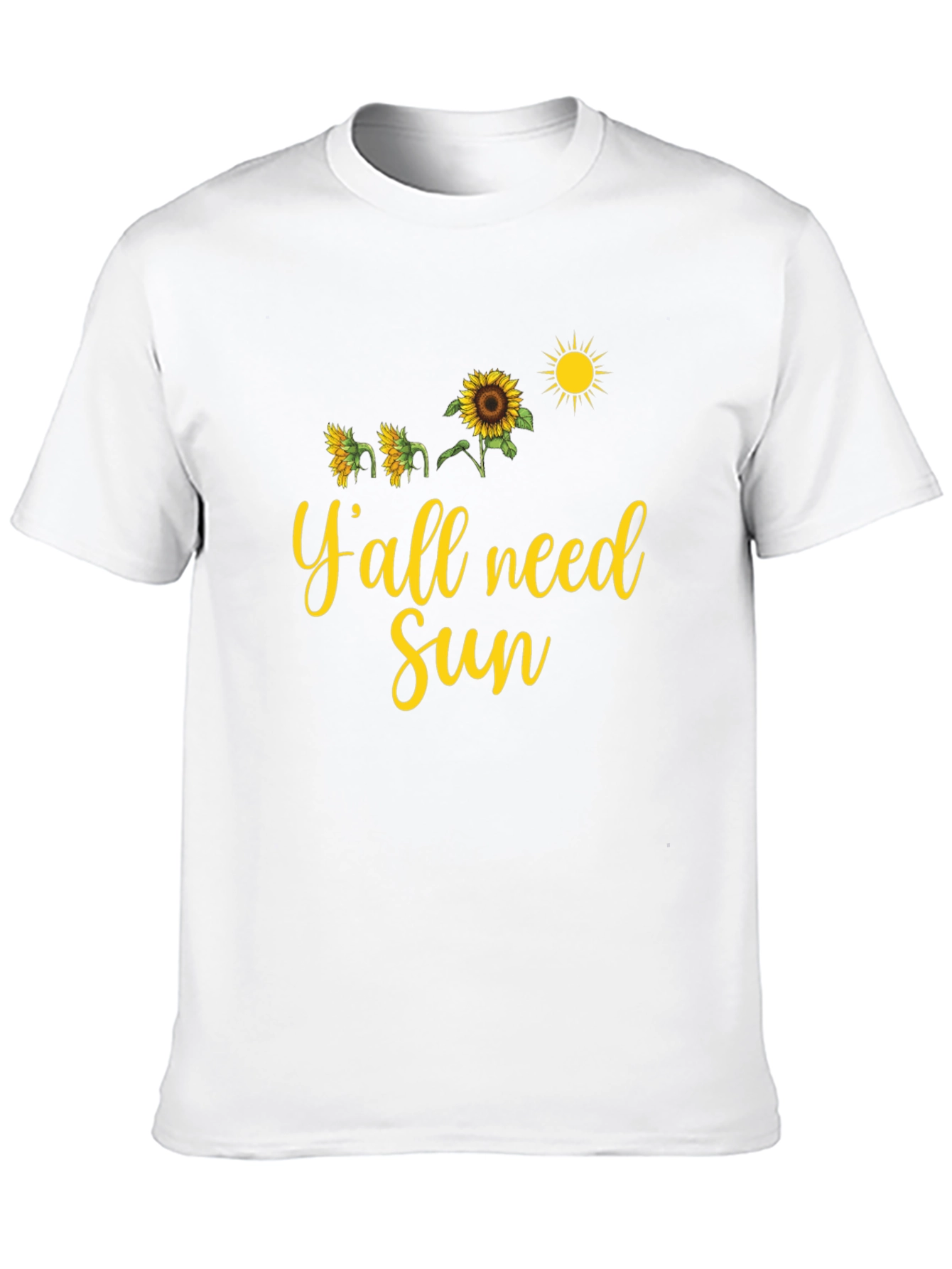 Black Y'all Need Sun T-Shirt view 10