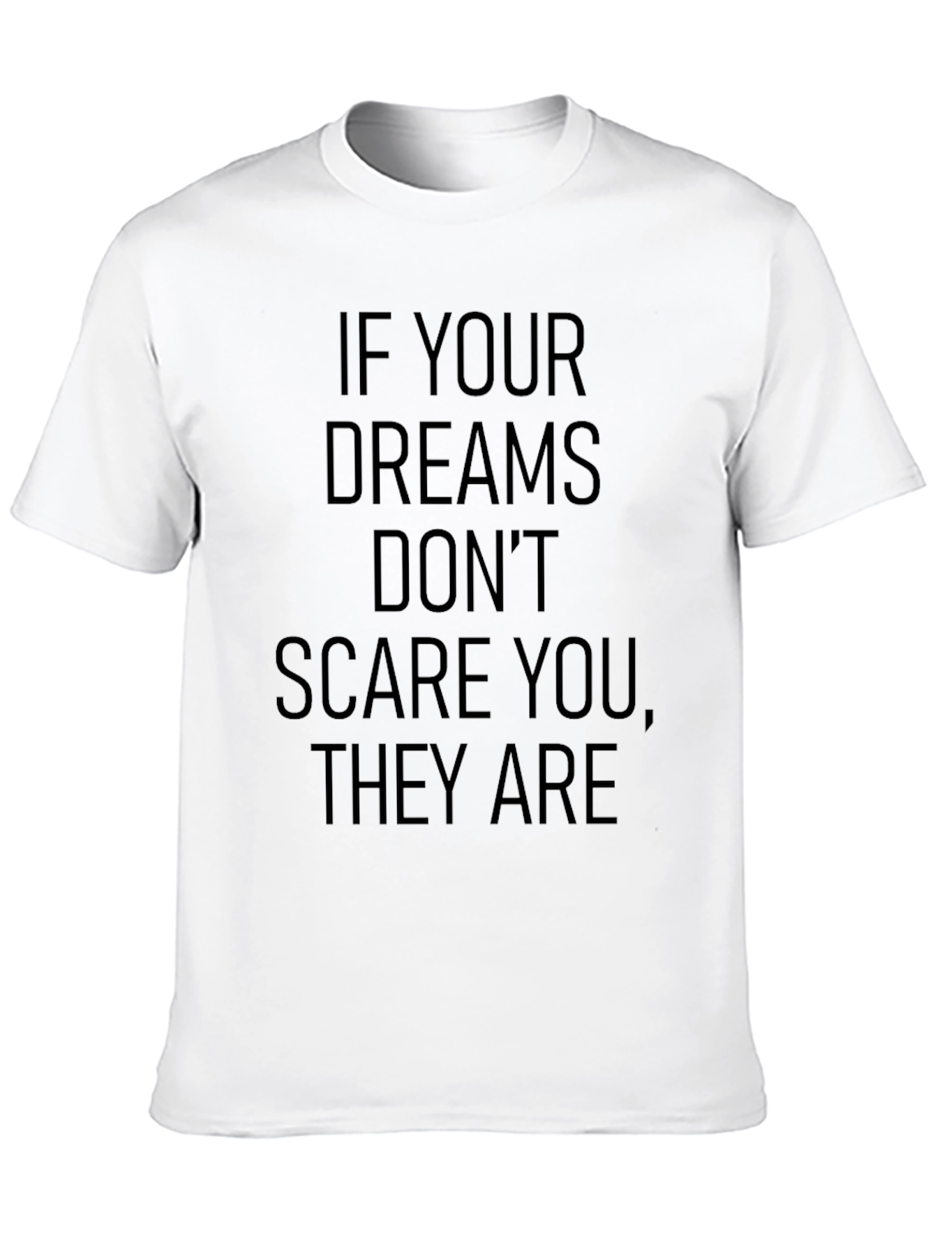 Black Inspirational Dream Graphic T-Shirt view 10