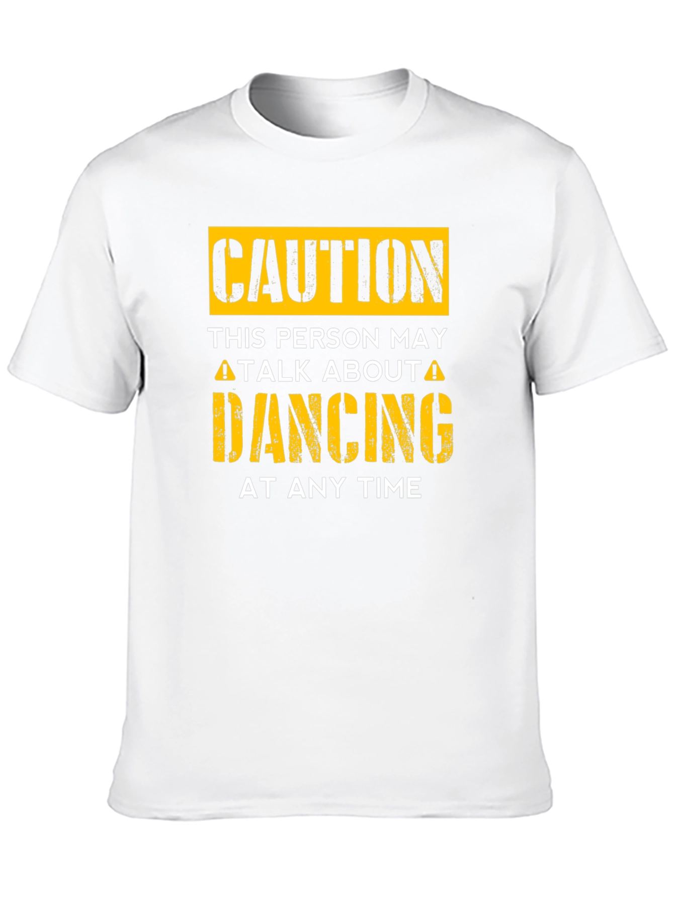 Black Caution Dancing T-Shirt - Funny Dance Lover Tee view 10
