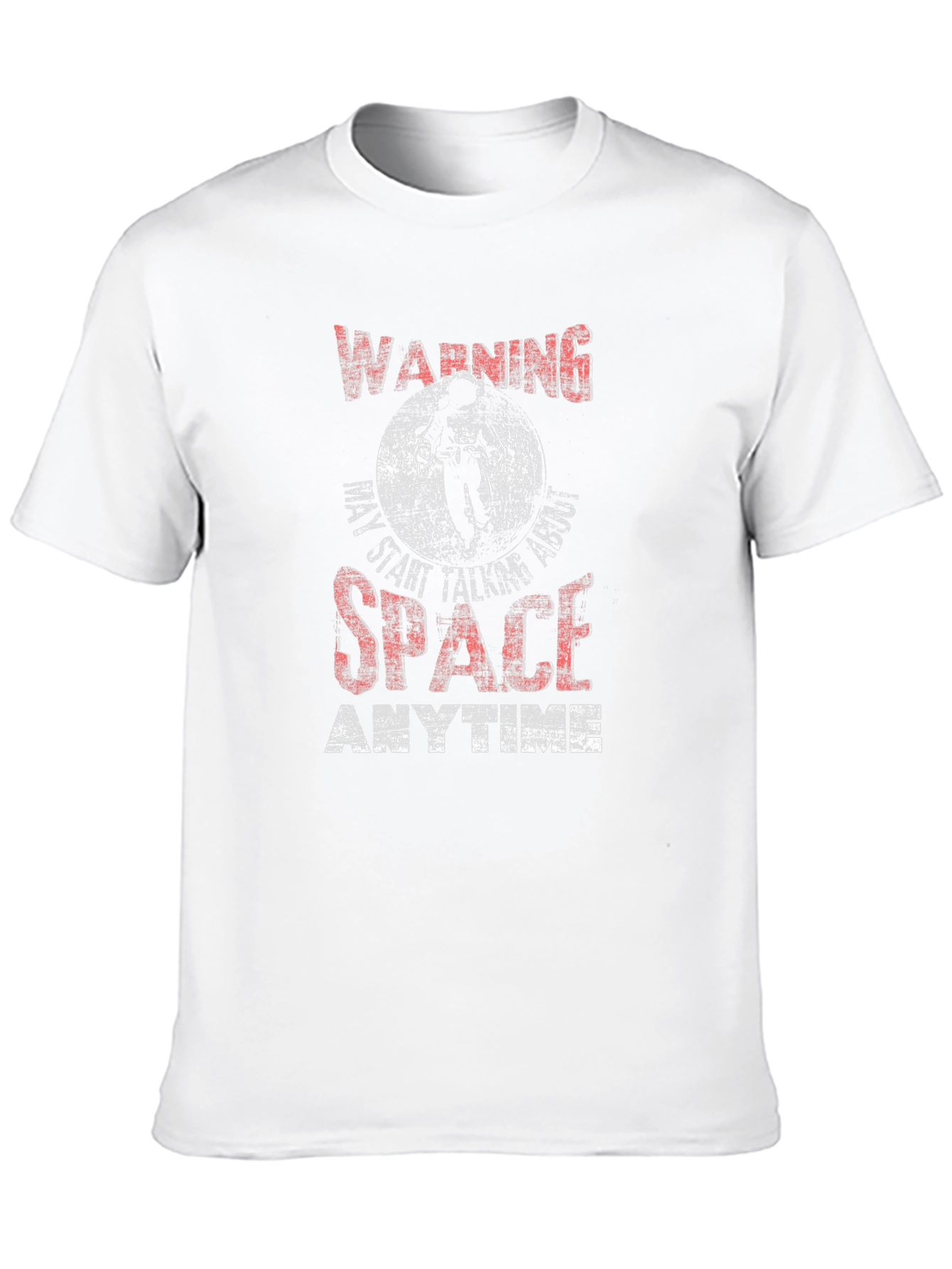 Black Warning May Start Talking About Space T-Shirt view 10