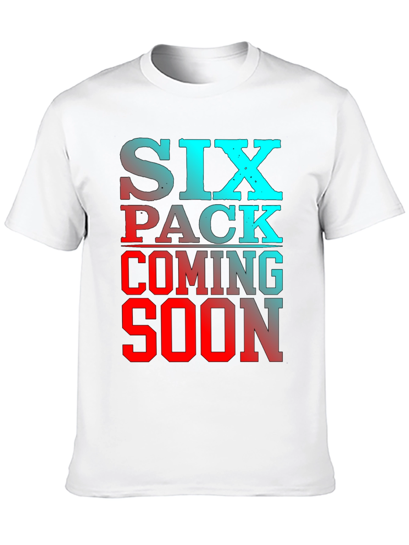 Black Six Pack Coming Soon Men's T-Shirt Gym Funny view 10