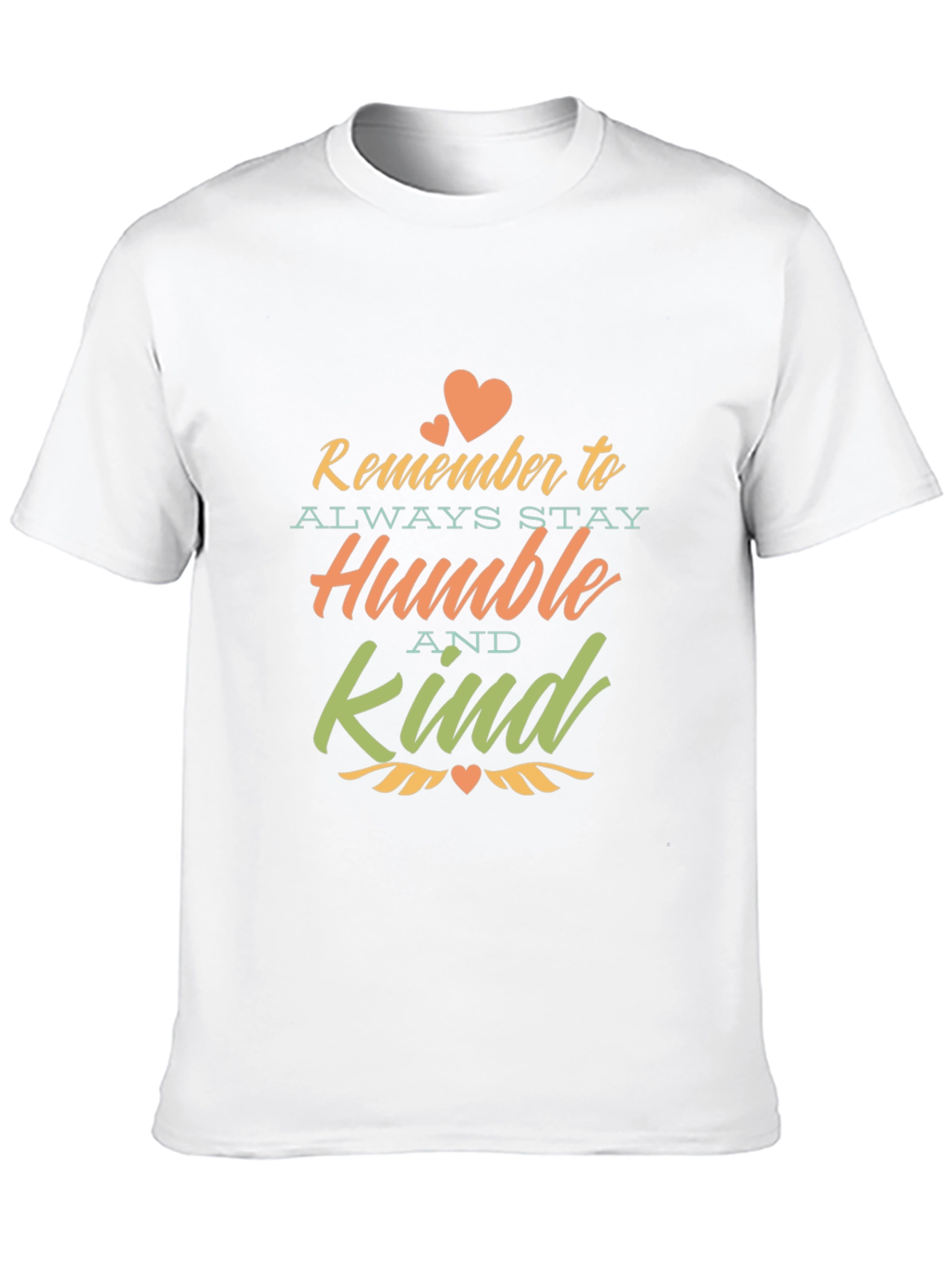 Black Remember to Stay Humble and Kind - Unisex T-Shirt view 10