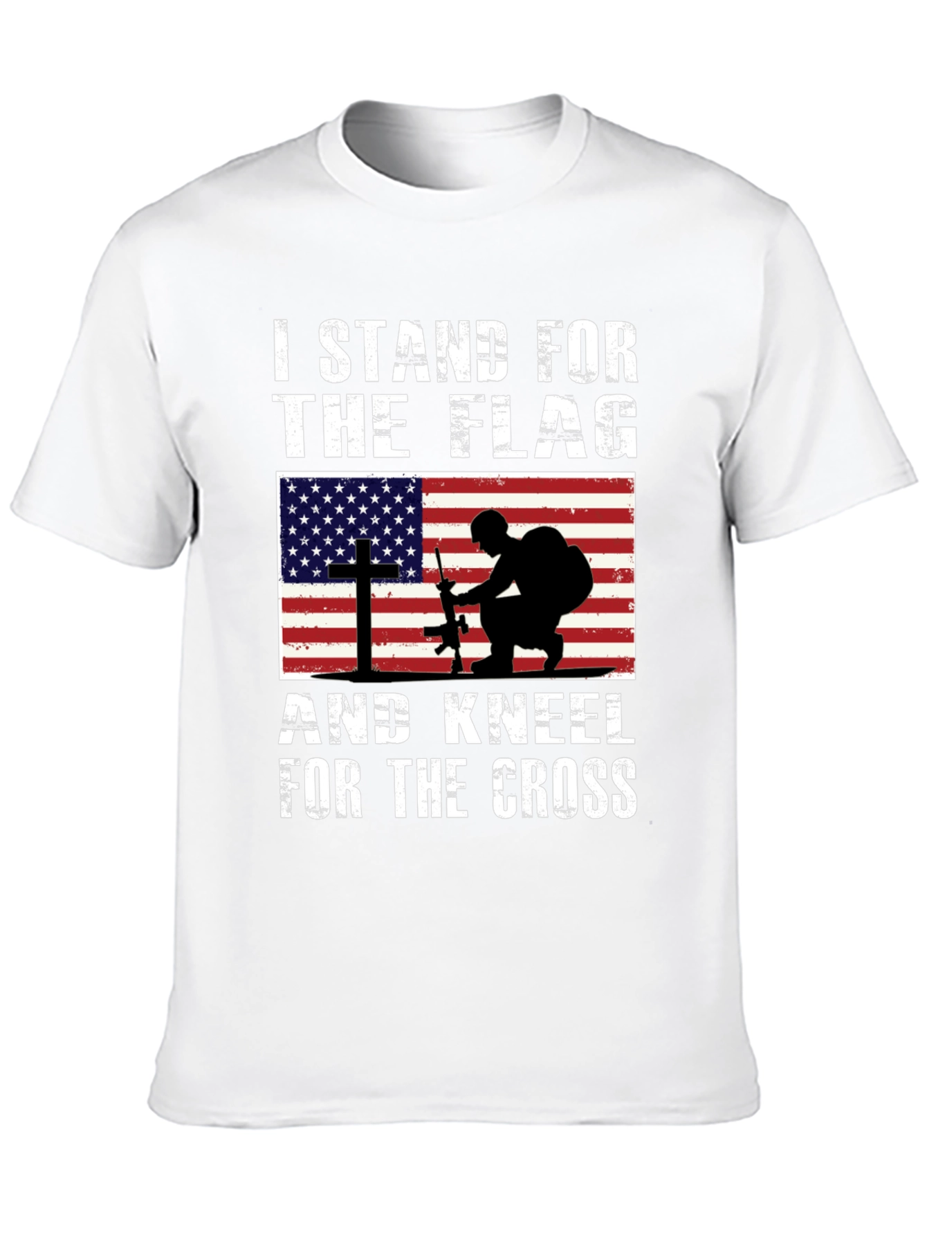 Black I Stand For The Flag T-Shirt view 10