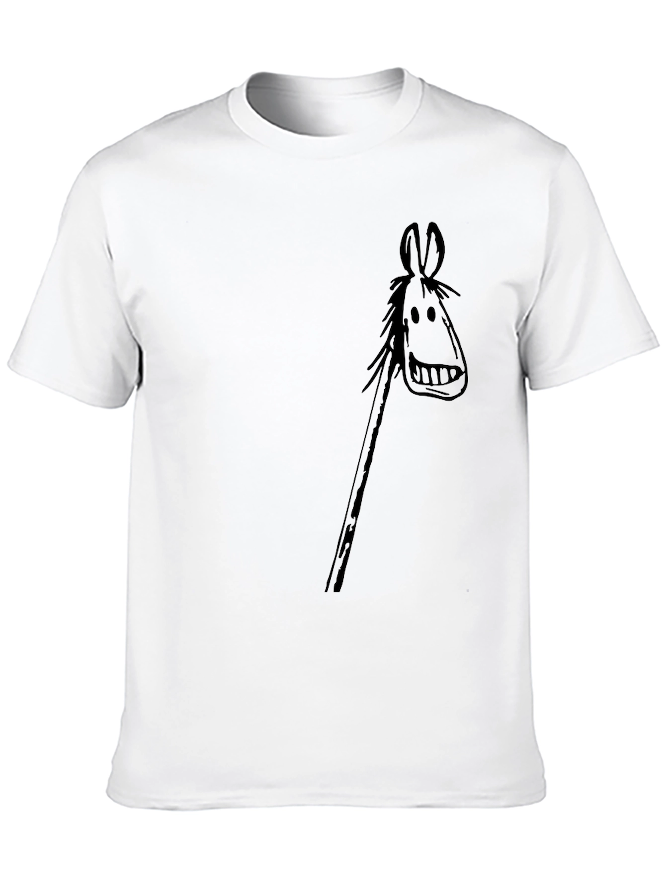 Black Black Stick Horse Graphic Tee view 10