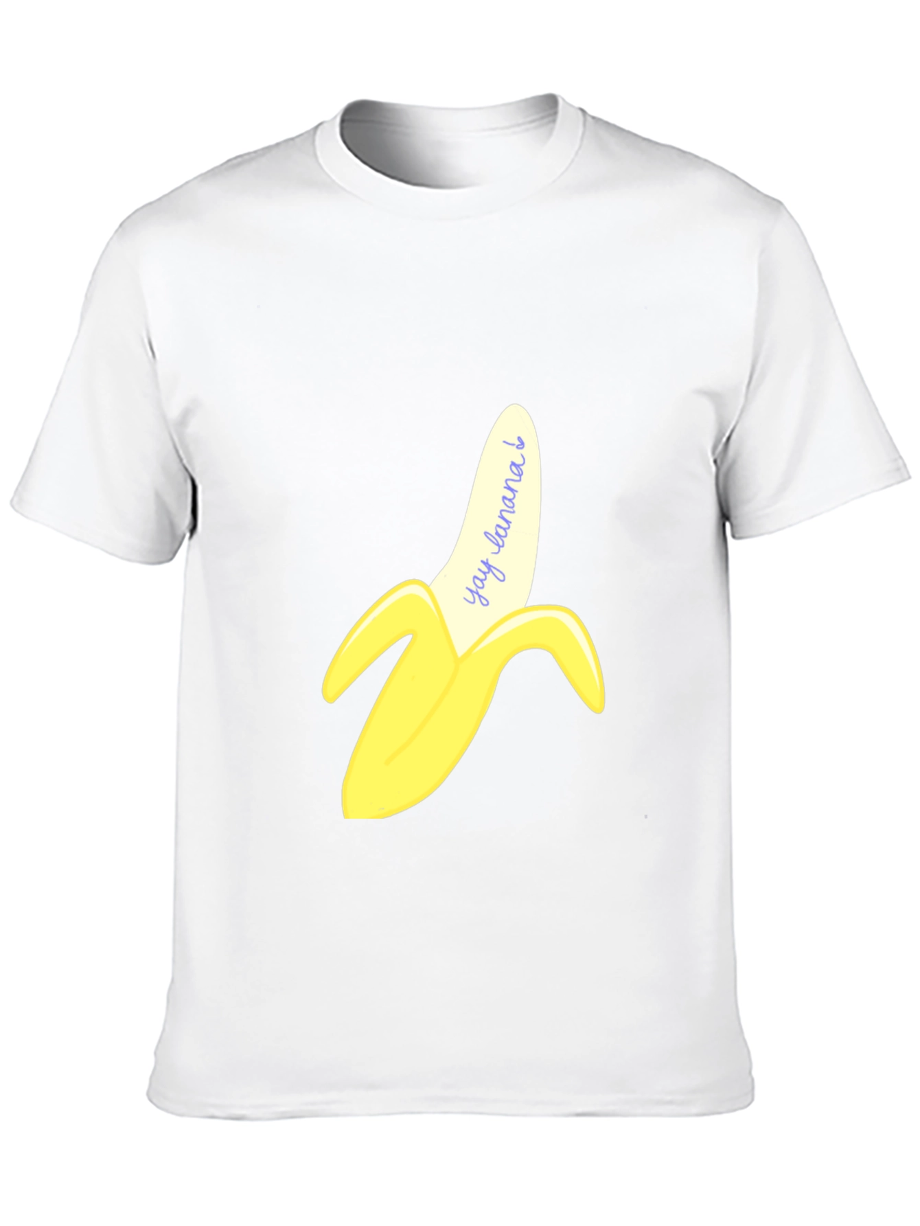 Black Yay Banana! Graphic Print T-Shirt view 10