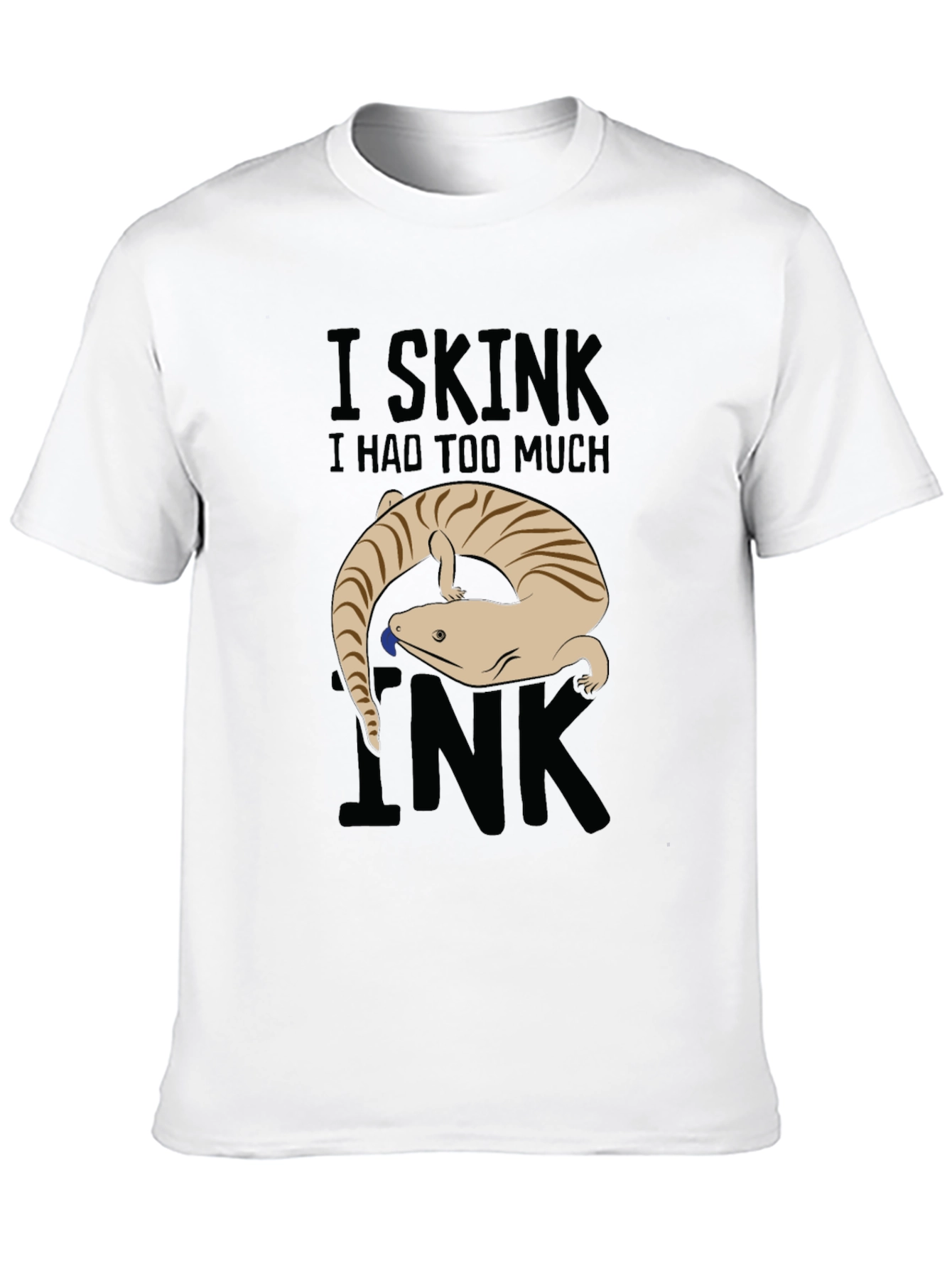 Black I Skink I Had Too Much Ink Graphic Tee view 10