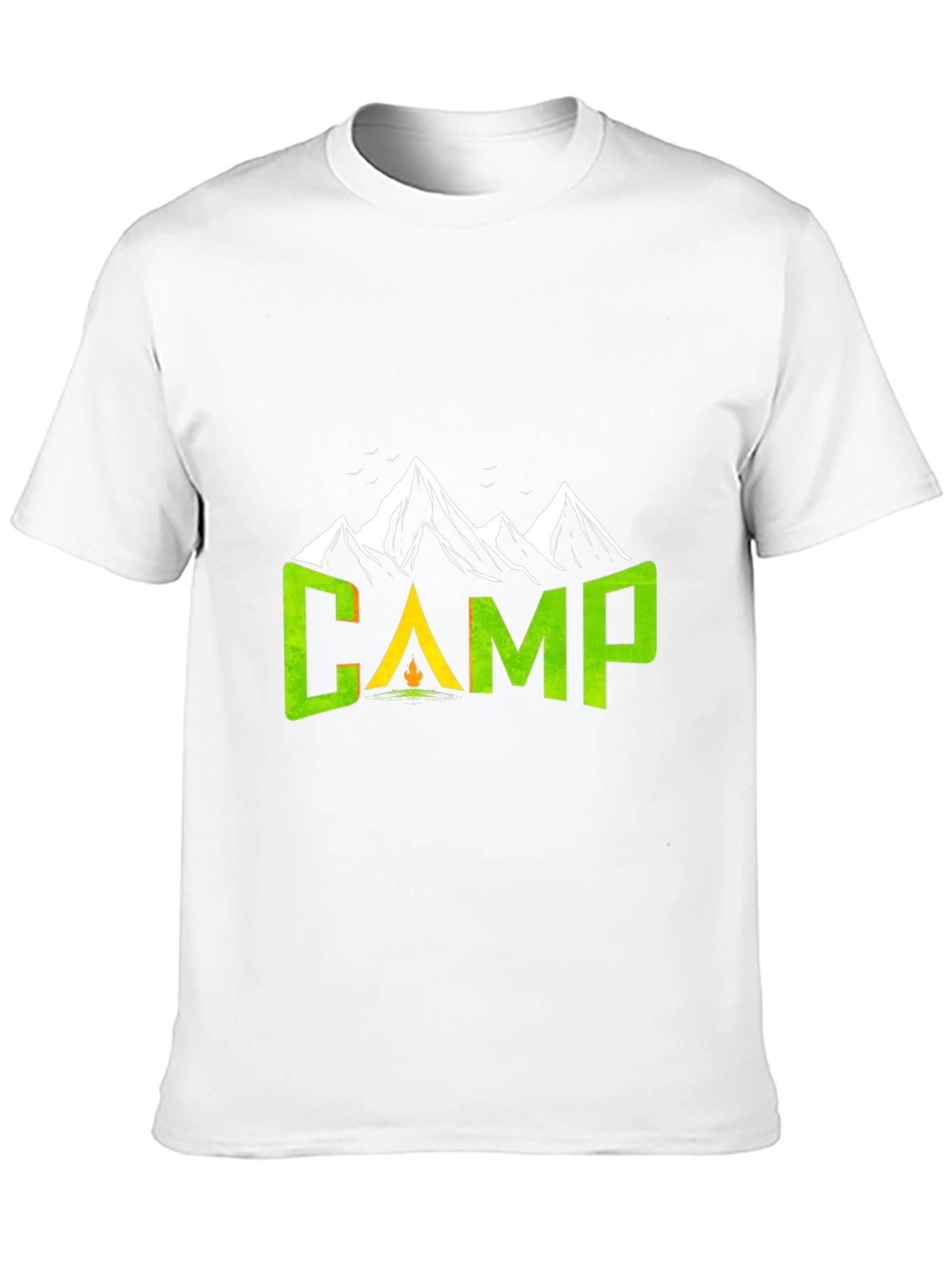 Black Camping Adventure T-Shirt - Mountain Design view 10