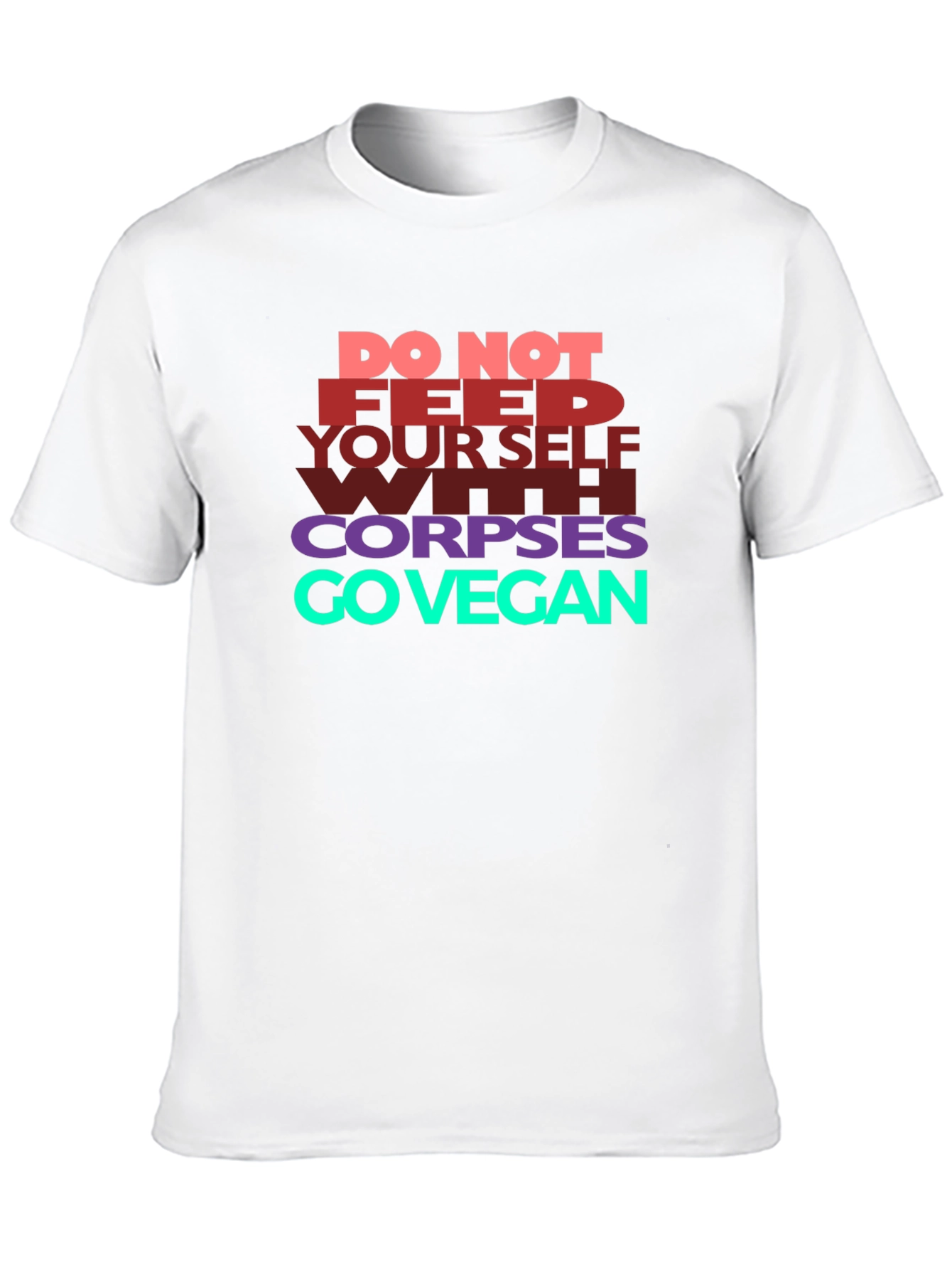 Black Vegan Statement T-Shirt -  Ethical Style view 10