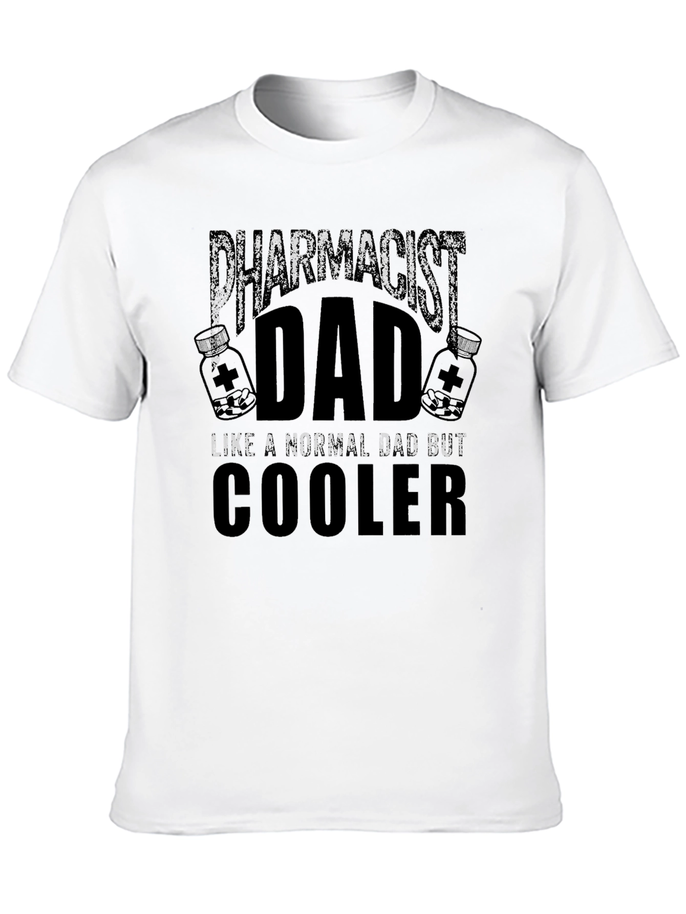 Black Pharmacist Dad T-Shirt - Cooler Than Normal Dad view 10