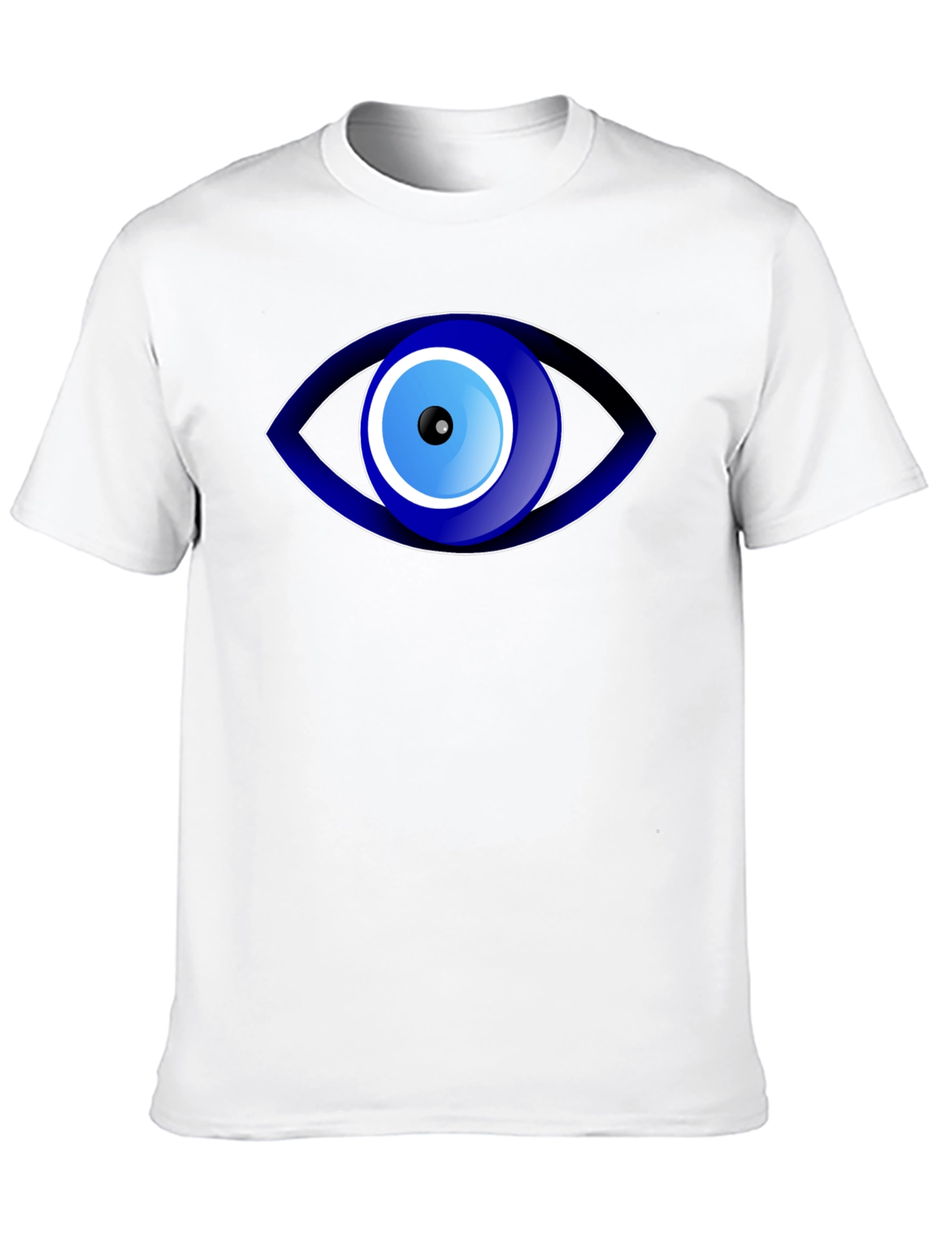 Black Evil Eye Graphic T-Shirt - Protection Amulet Tee view 10