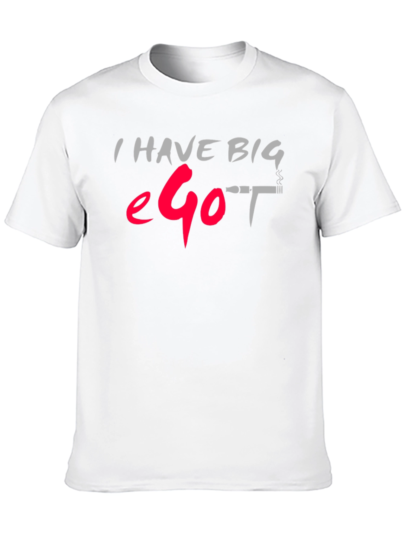 Black I Have Big Ego T-Shirt view 10