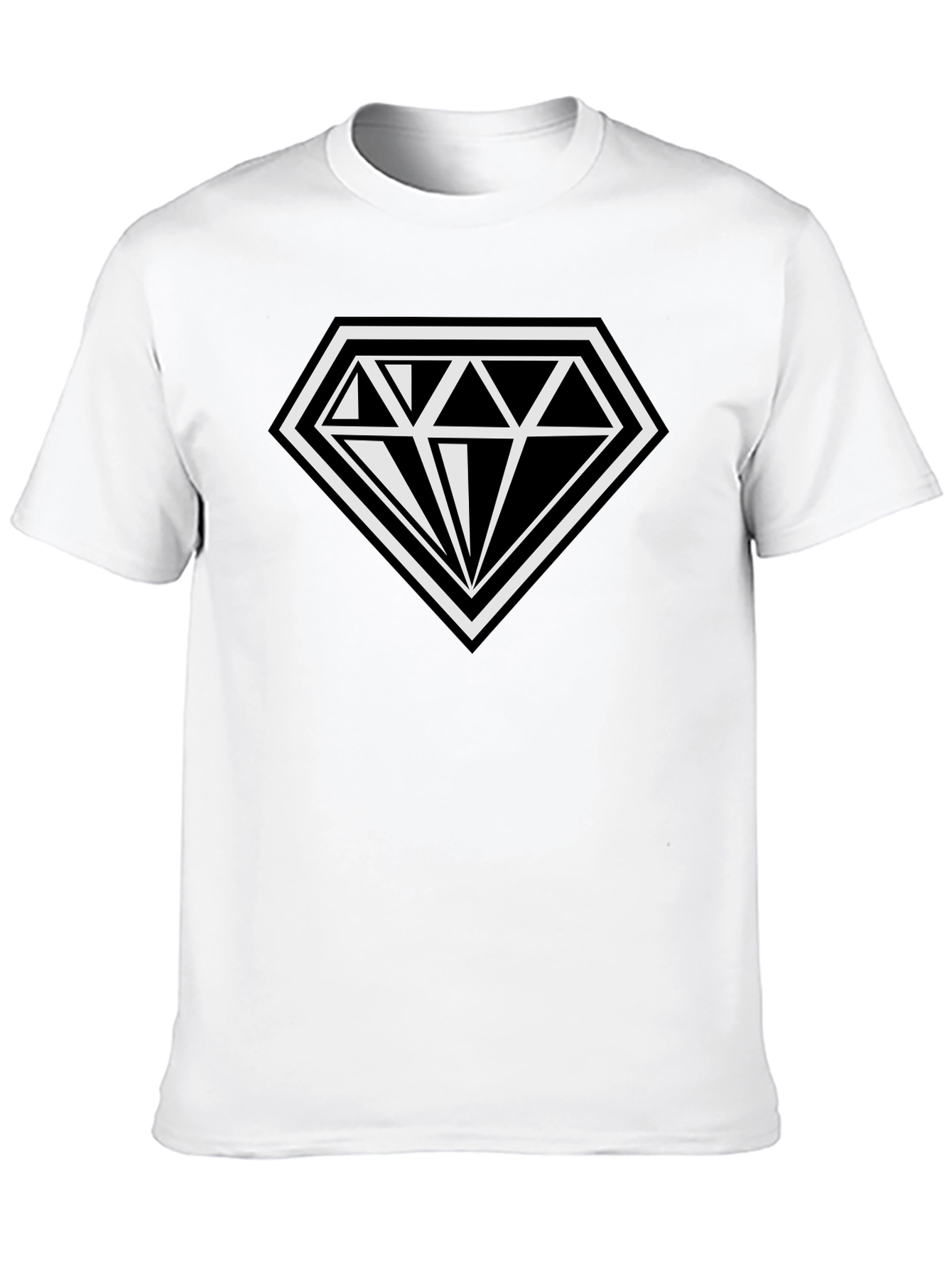 Black Diamond Logo T-Shirt - Classic Black Tee view 10