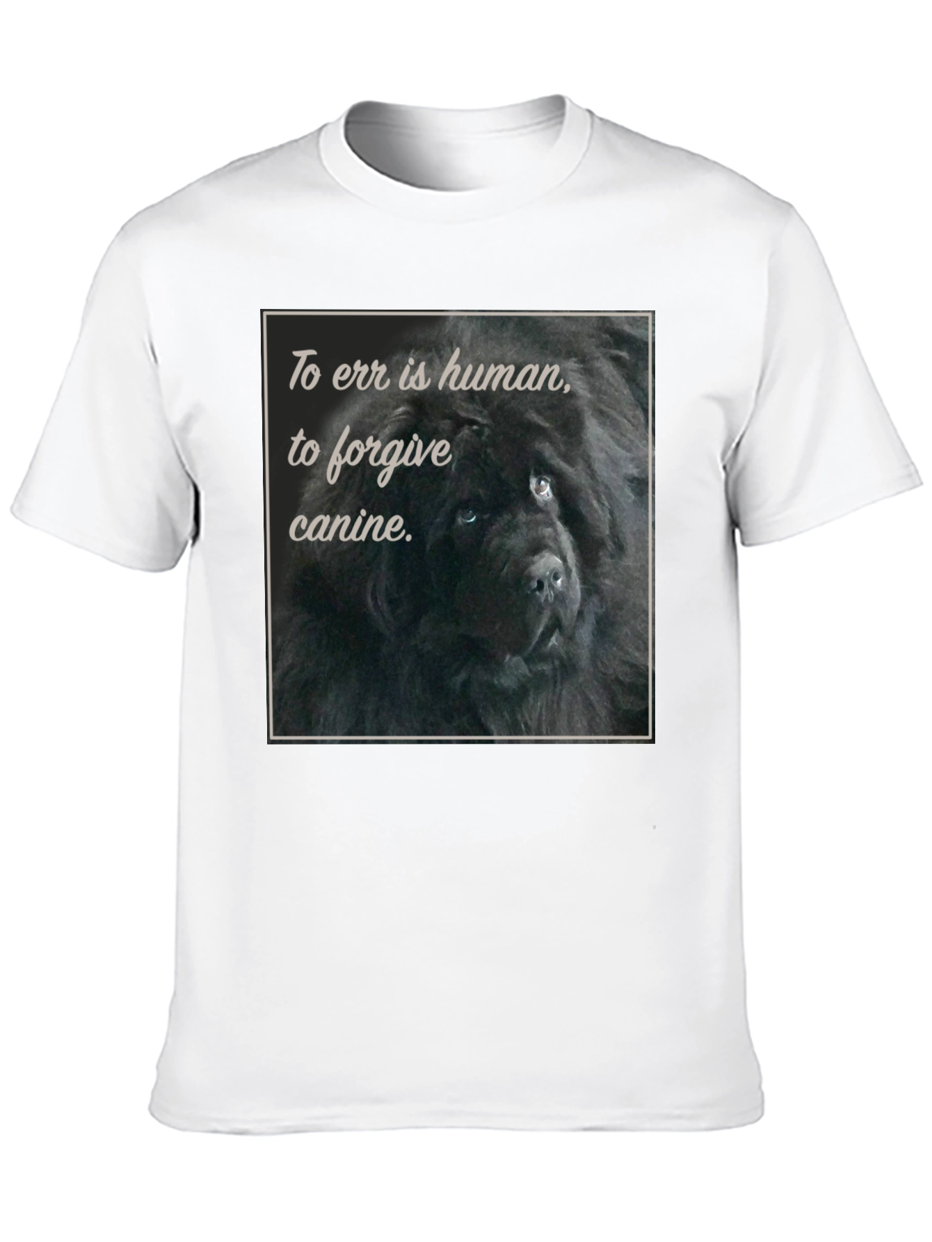 Black To Err is Human Dog T-Shirt view 10