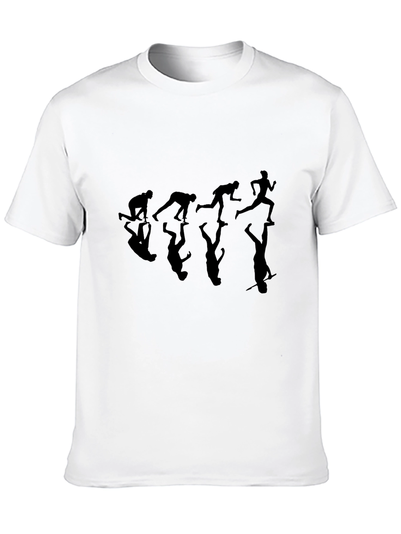 Black Evolution of a Runner Black T-Shirt view 10