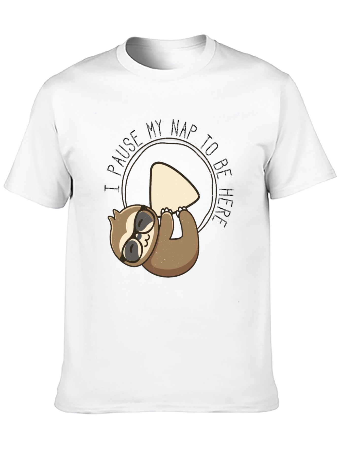 Funny Sloth Nap T-Shirt - Pause My Nap - 10