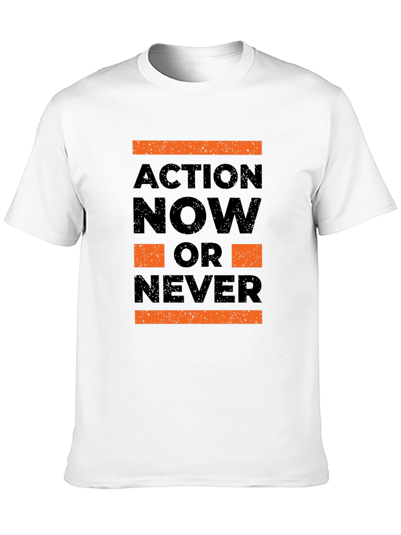 Black Action Now T-Shirt: Bold Motivation view 10