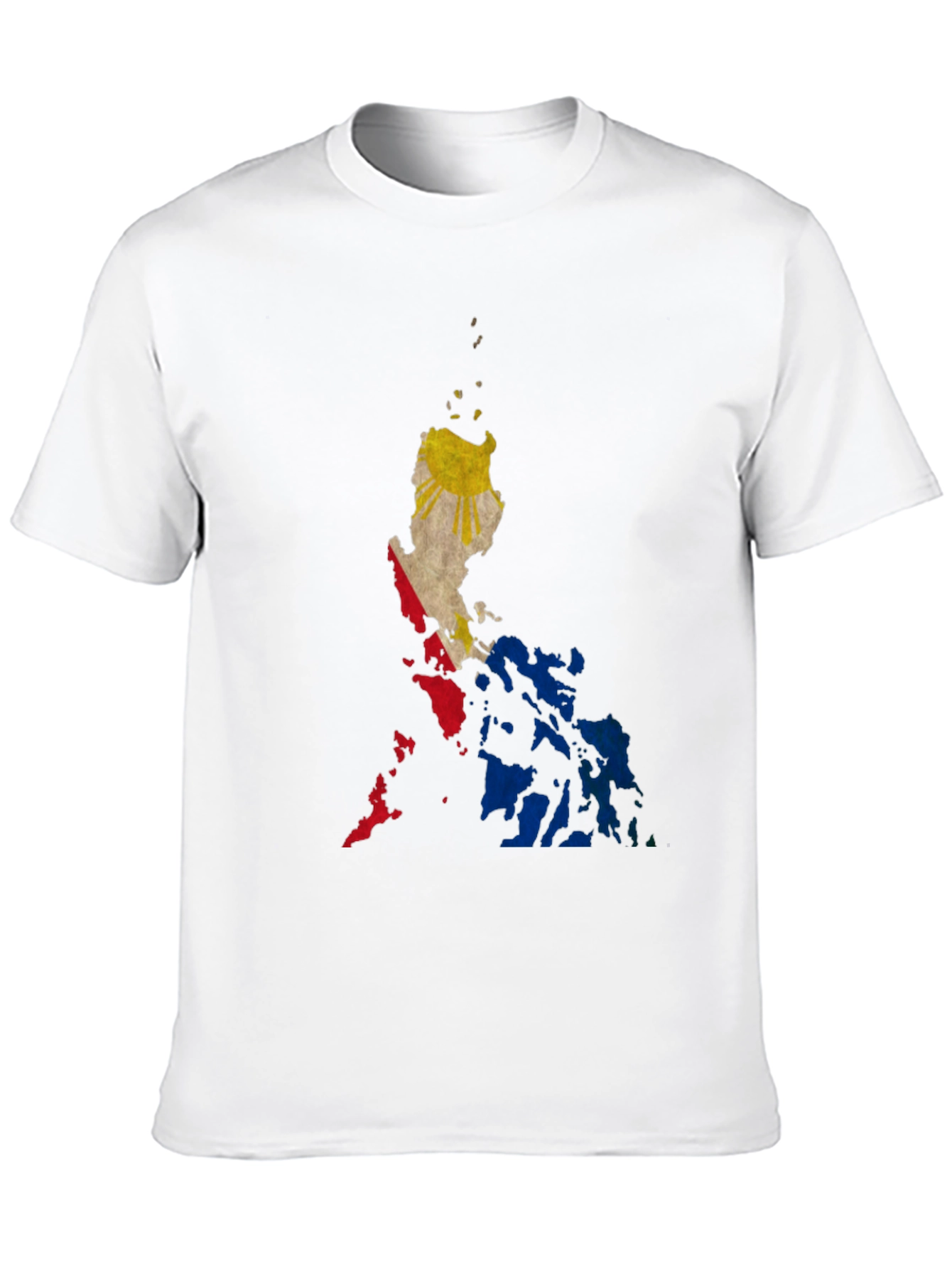 Philippine Flag Map Black T-Shirt - 10