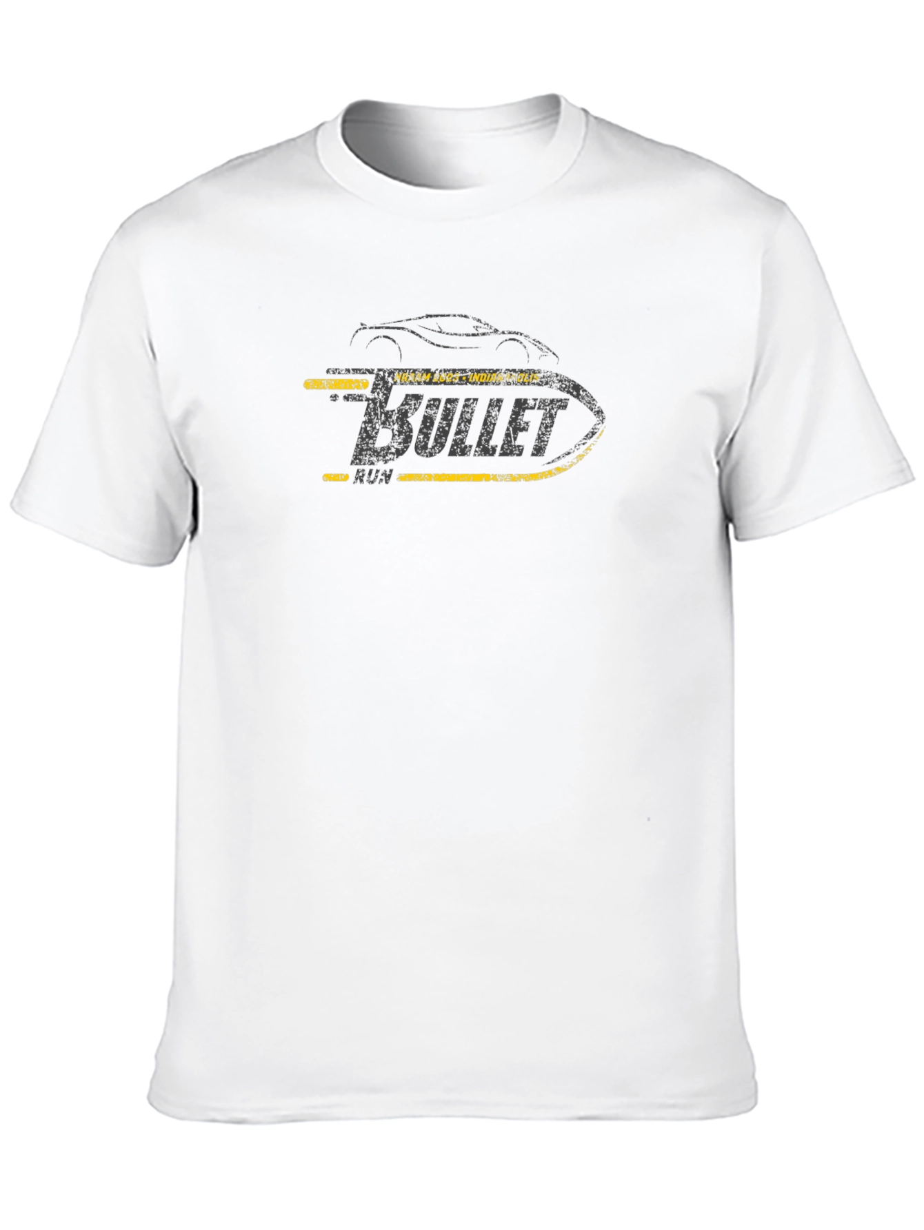 Black Bullet Run Black Graphic Tee view 10