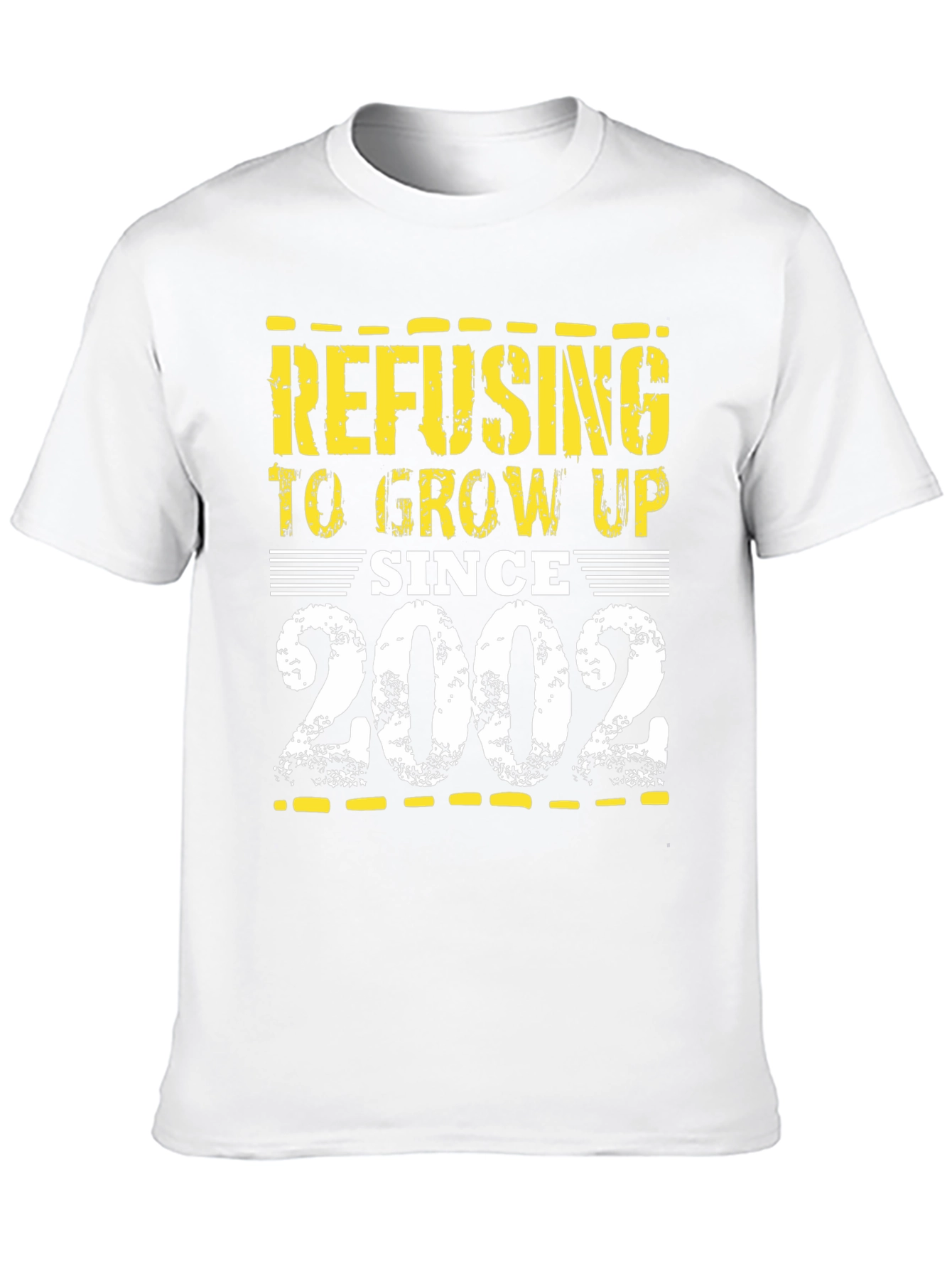 Black Refusing to Grow Up Since 2002 Black T-Shirt view 10