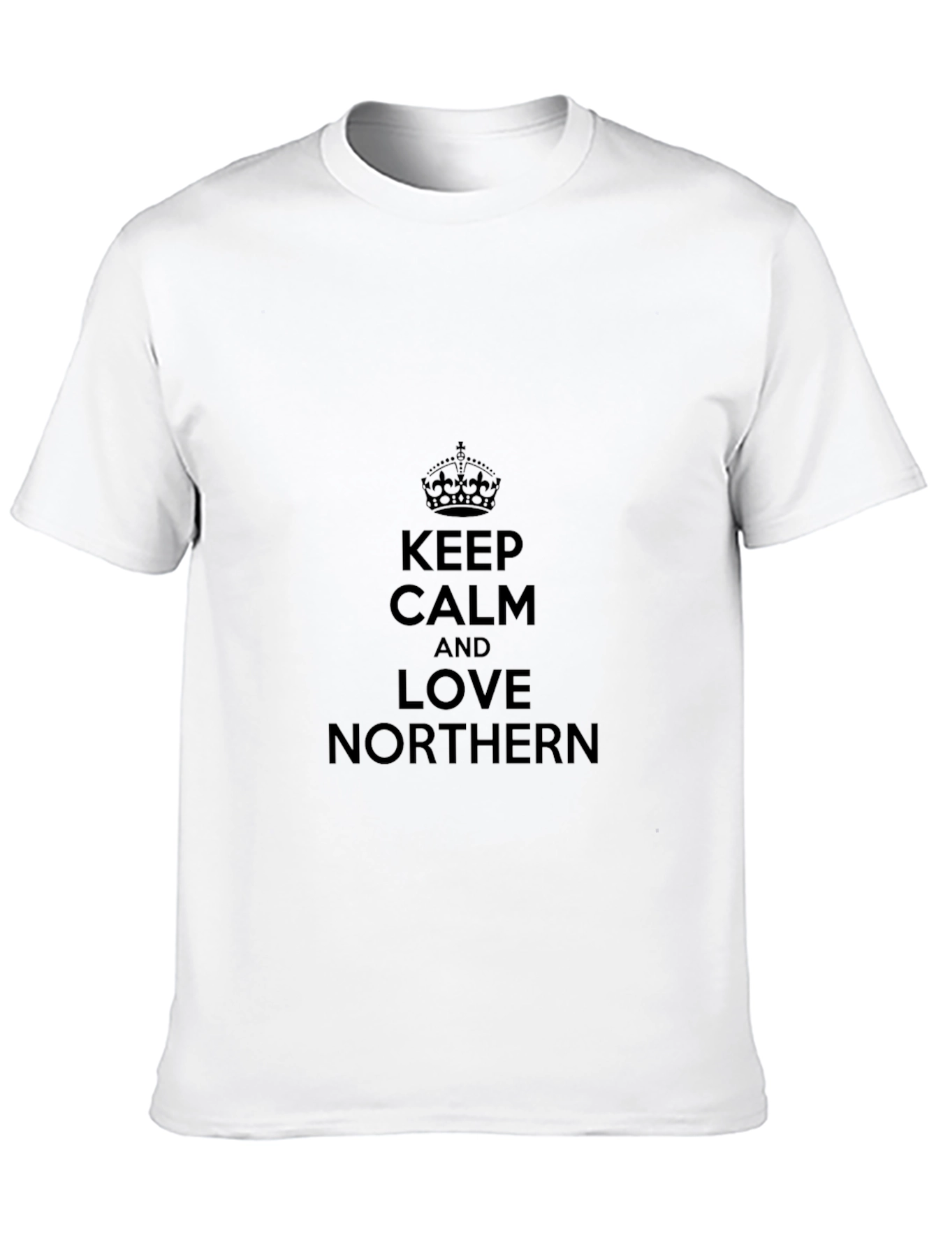 Black Keep Calm and Love Northern Black T-Shirt view 10