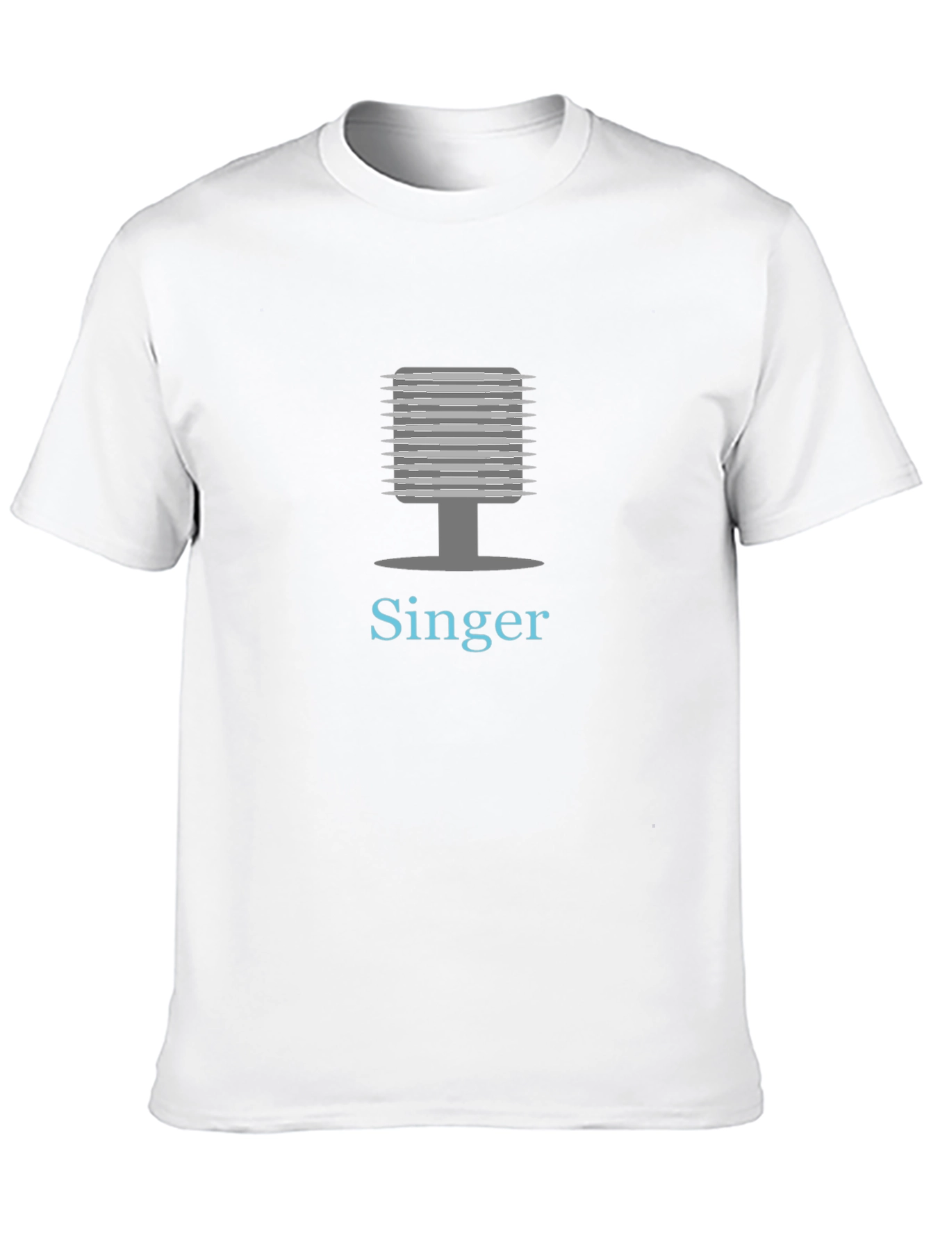 Black Singer Graphic Tee - Black Cotton Blend view 10