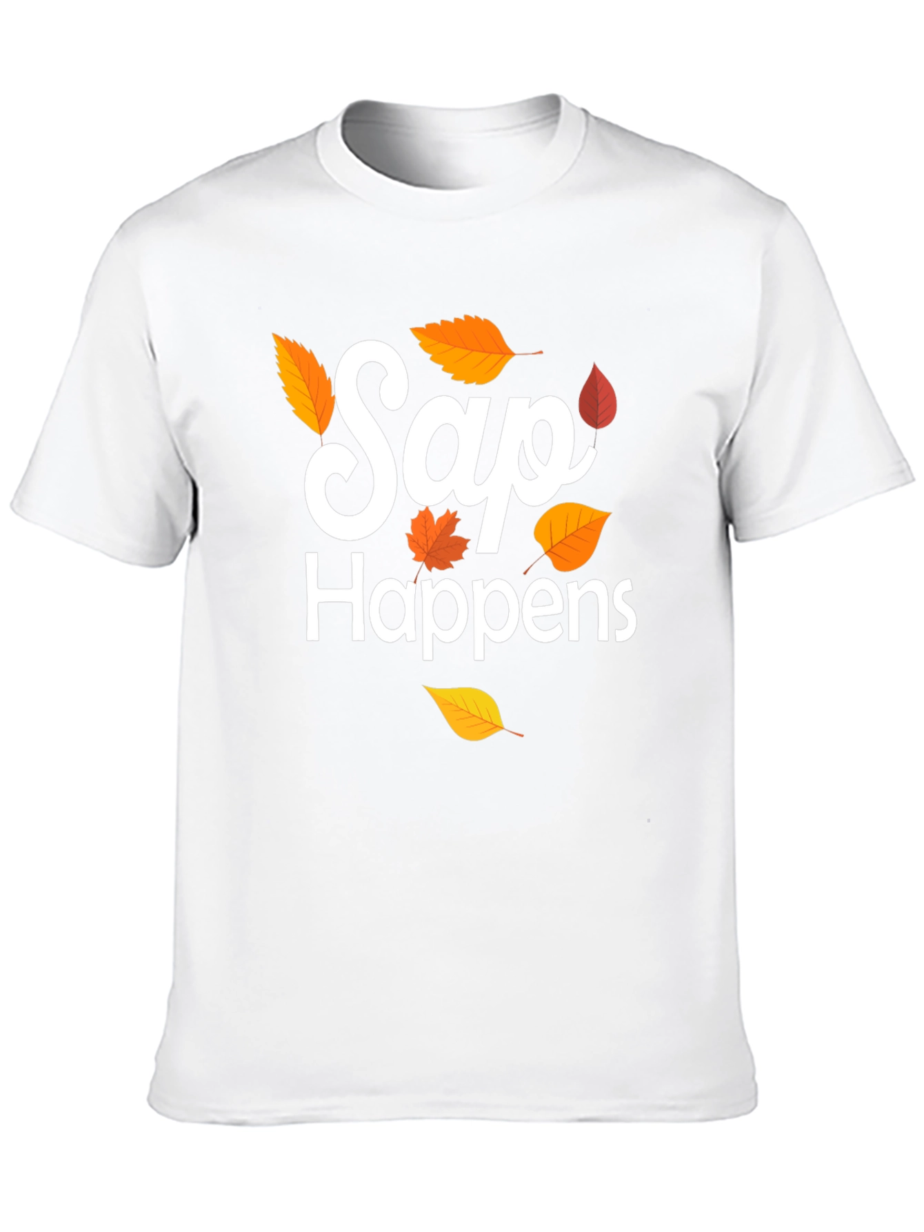 Black Sap Happens T-Shirt, Fall Design view 10