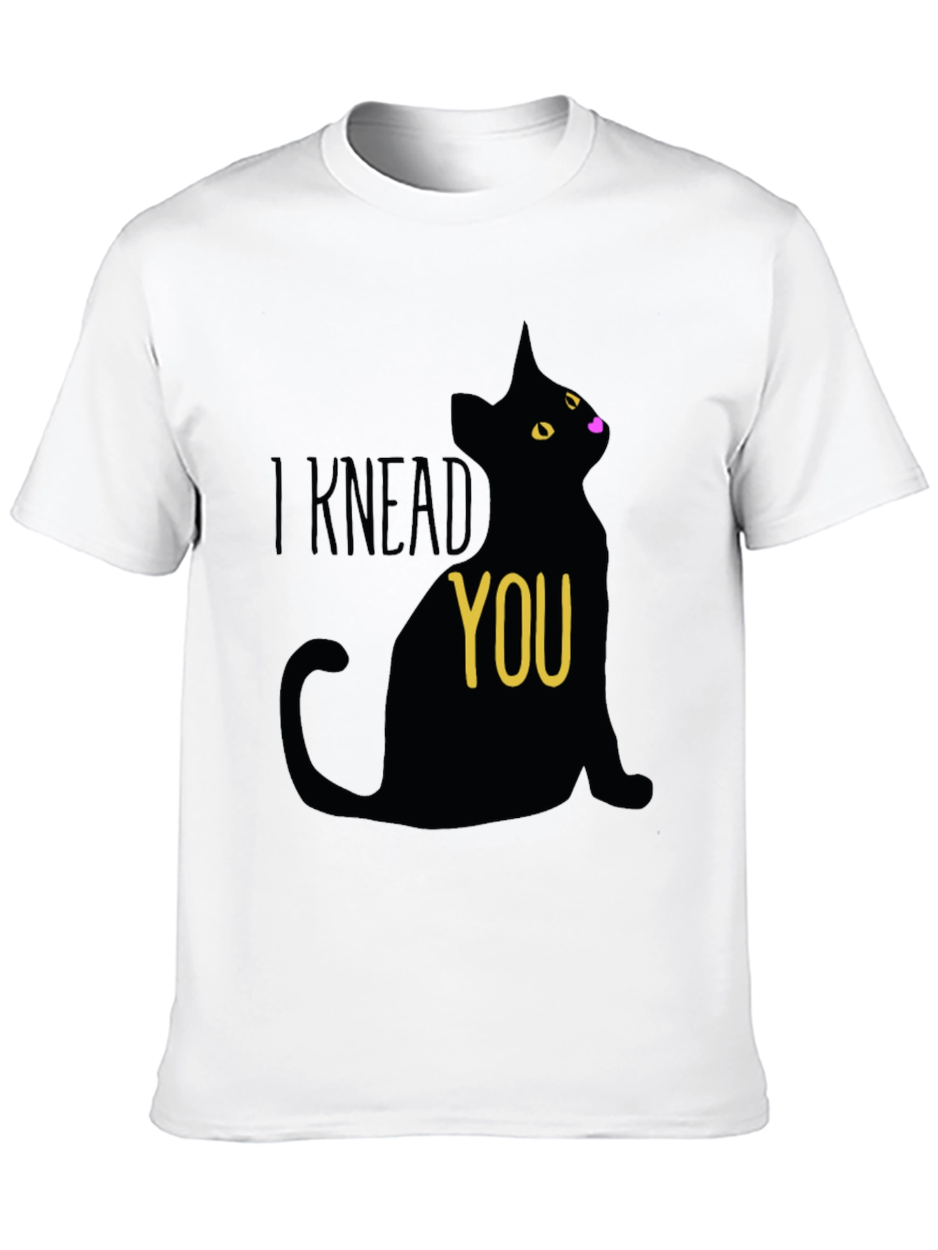 Black I Knead You Black Cat Graphic Tee view 10