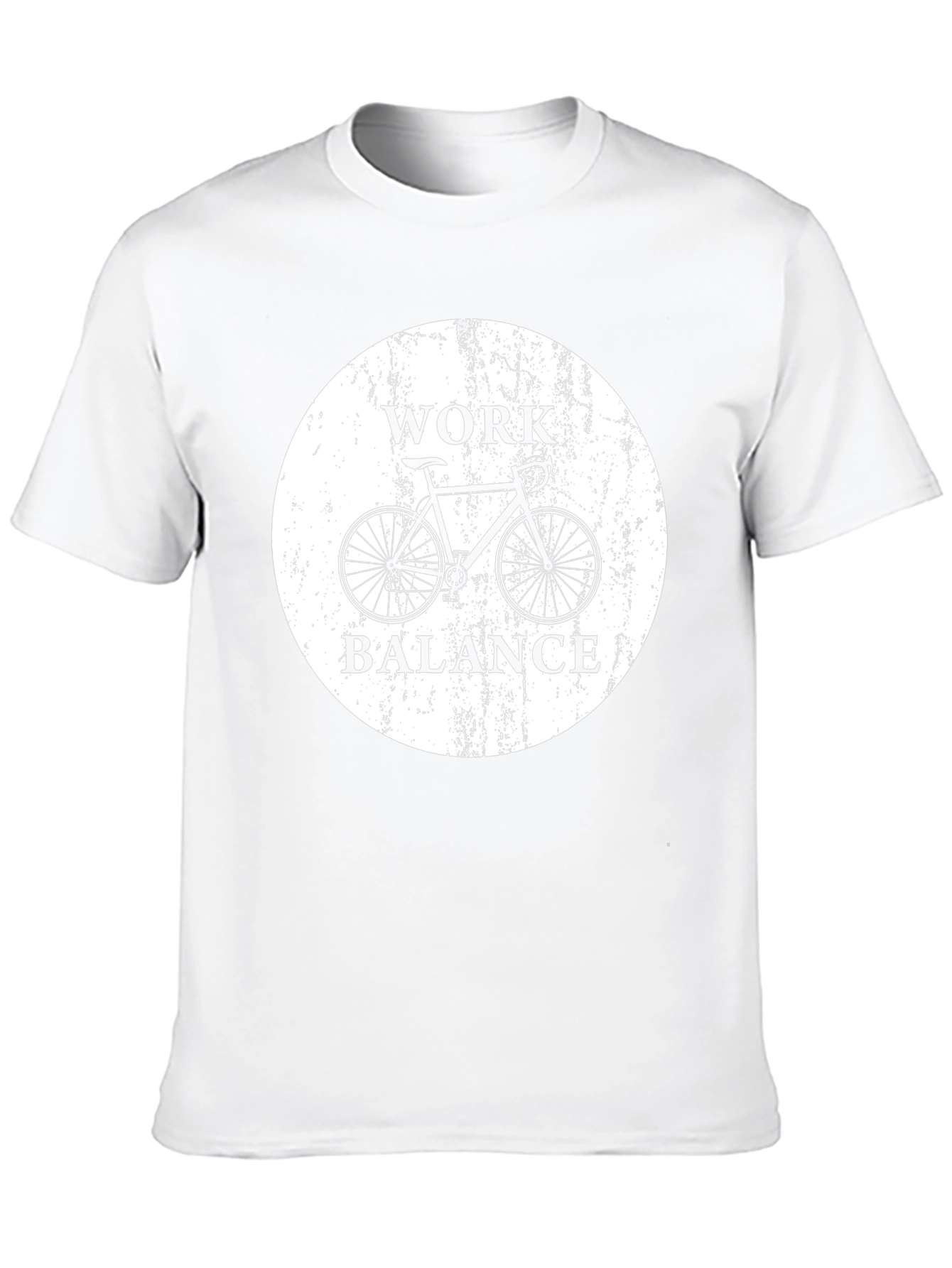 Black Work Balance Bicycle Graphic T-Shirt view 10