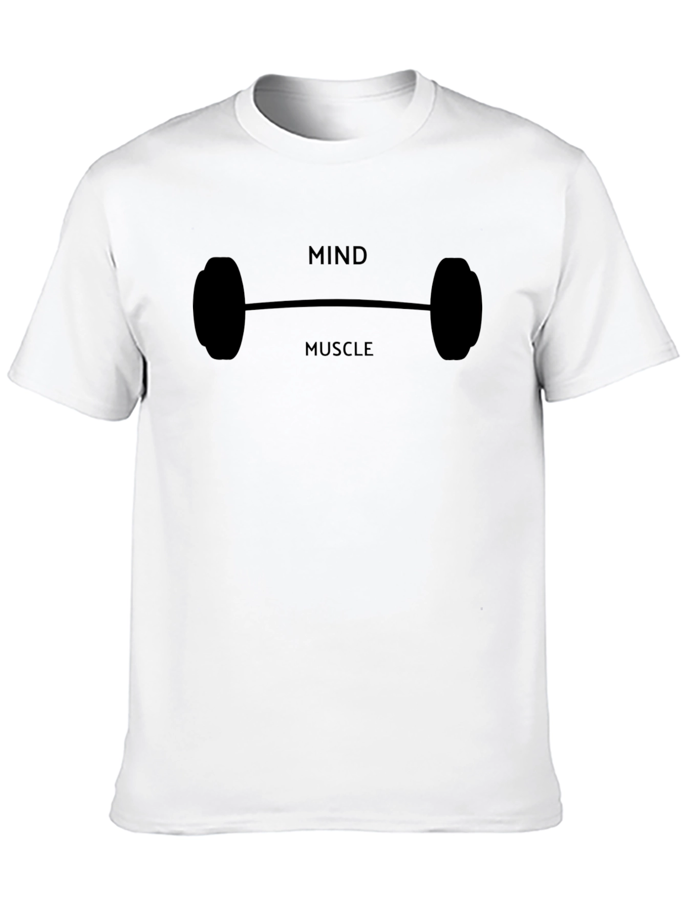Black Mind Muscle Black Graphic Tee - Fitness Apparel view 10