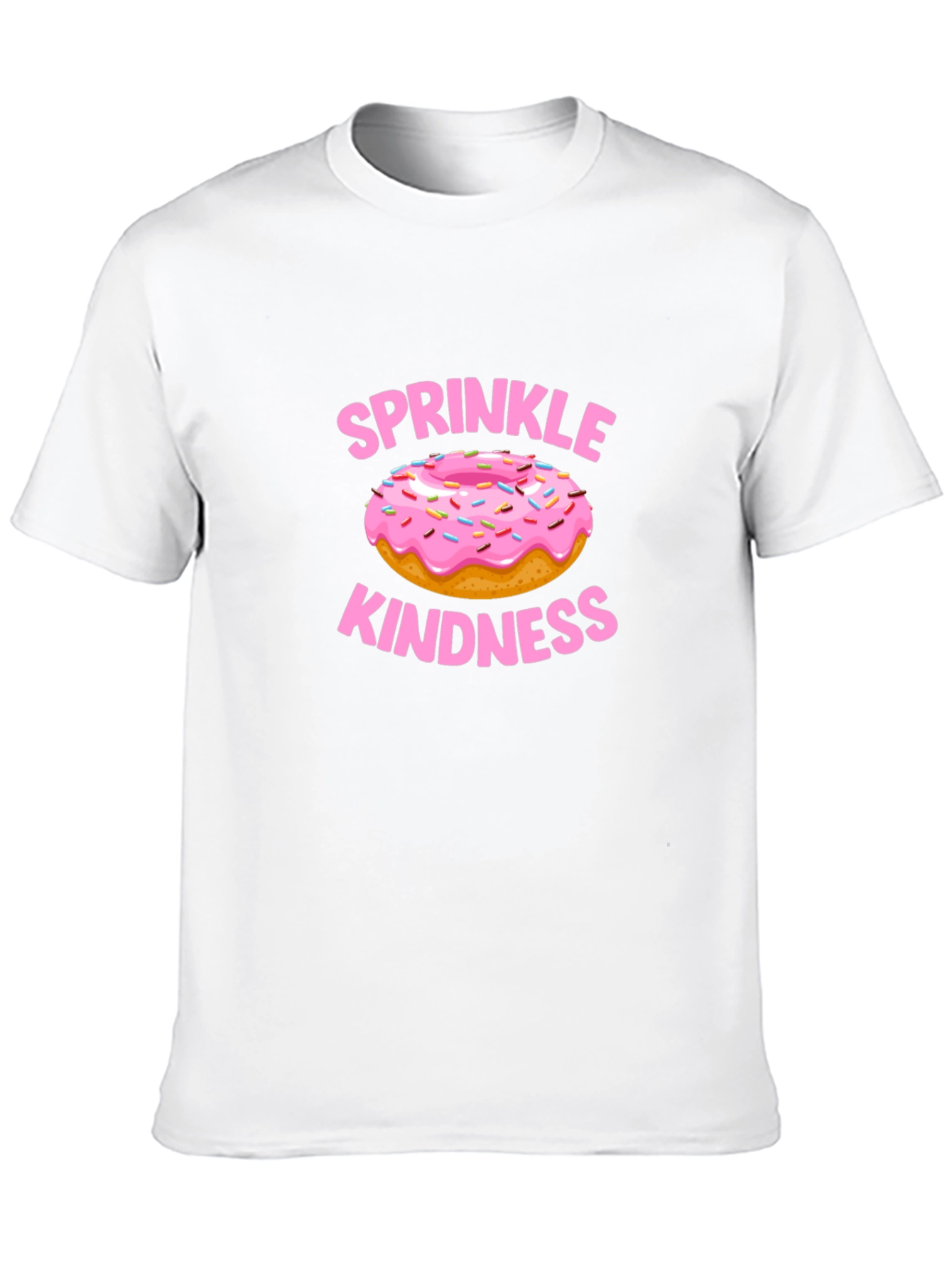 Black Sprinkle Kindness Donut Graphic Tee view 10