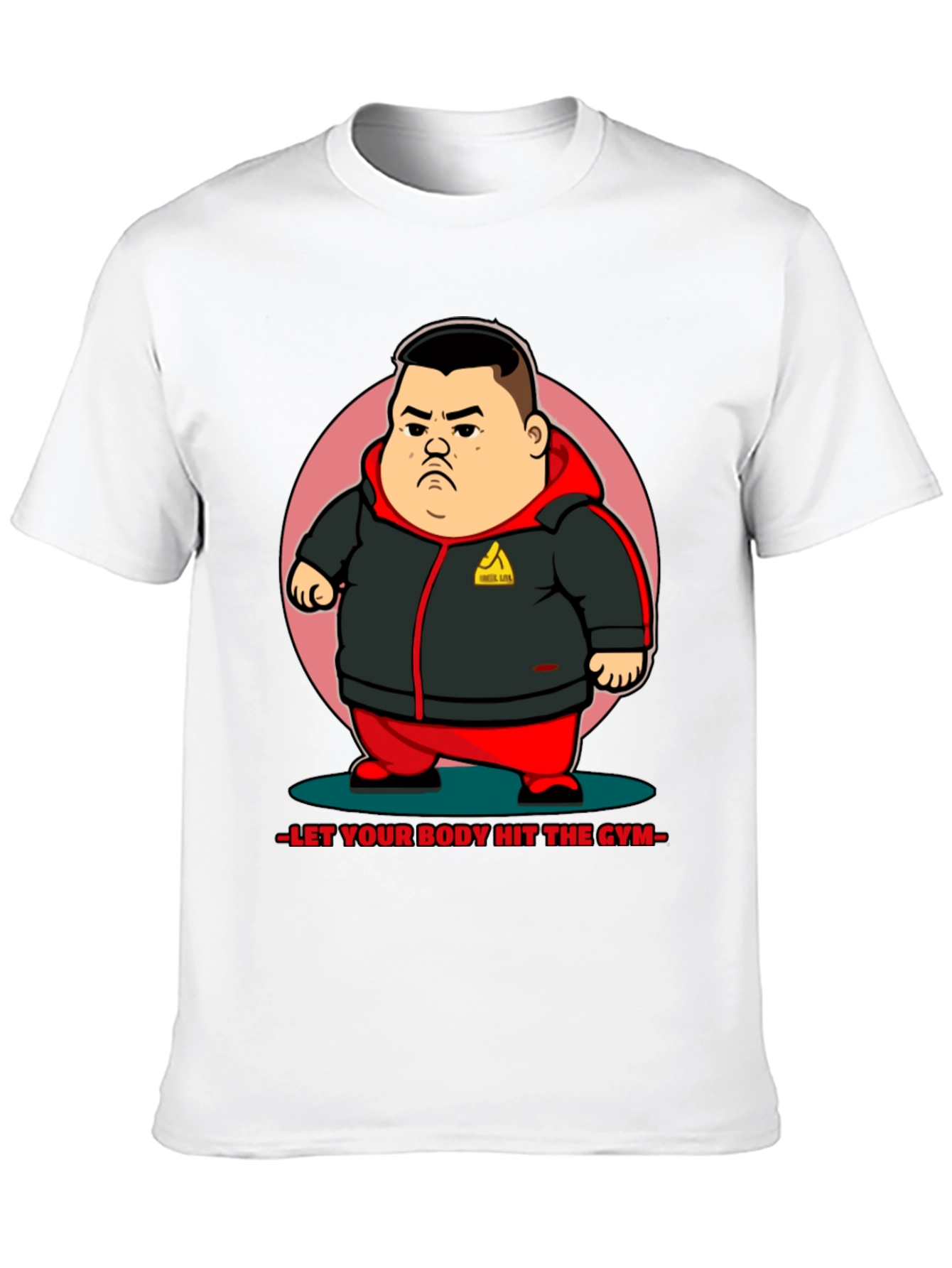 Black Hit the Gym Graphic Tee - Men's Black T-Shirt view 10