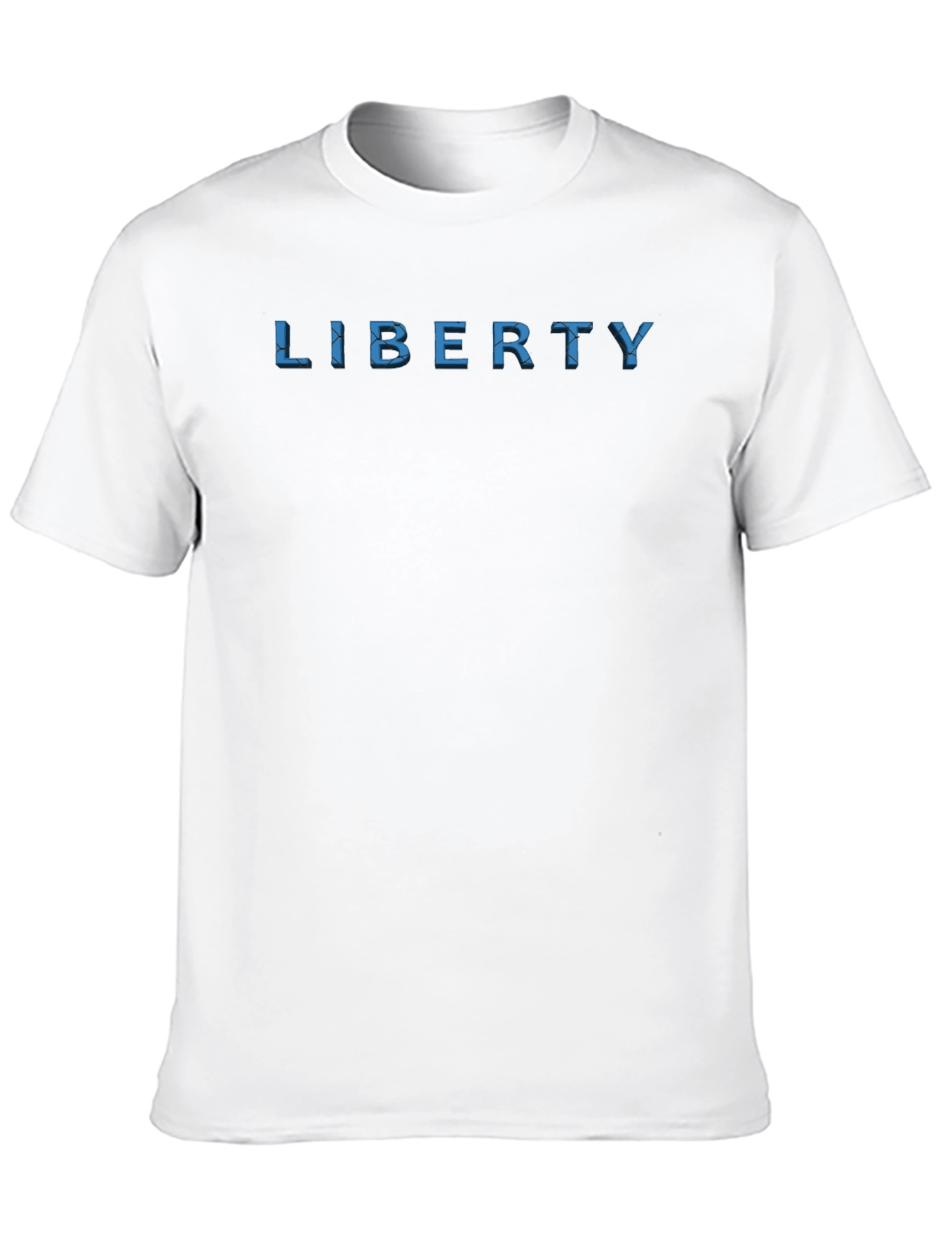 Black Liberty Graphic Tee - Men's Black T-Shirt view 10