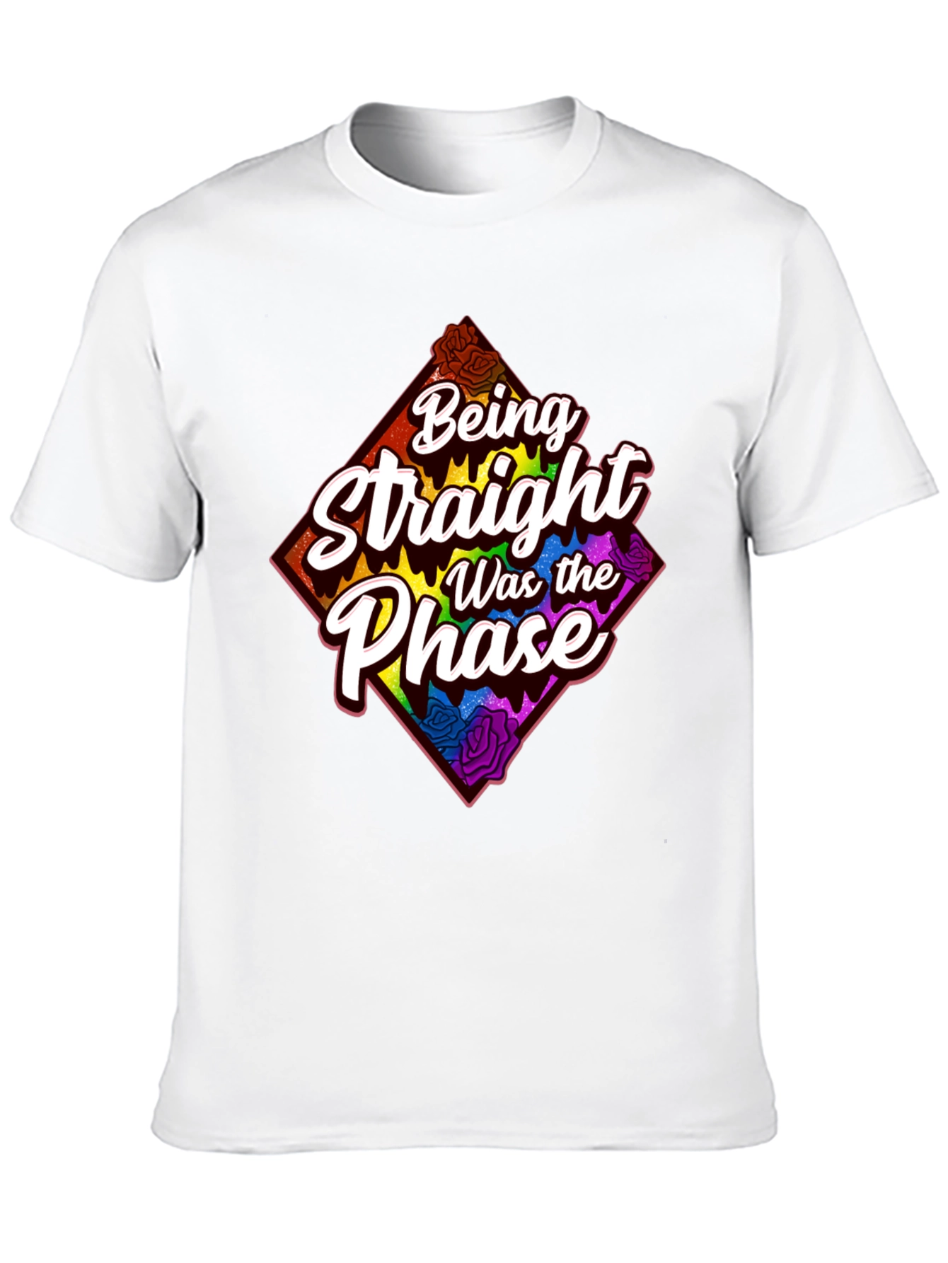 Black Being Straight Was the Phase Graphic Tee view 10