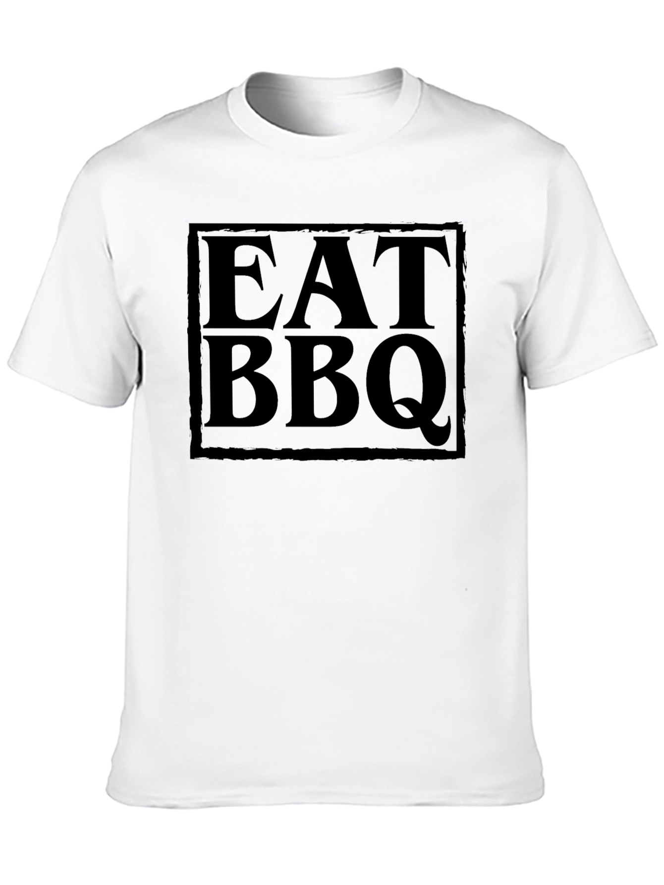 Black Eat BBQ T-Shirt - Classic Graphic Tee view 10