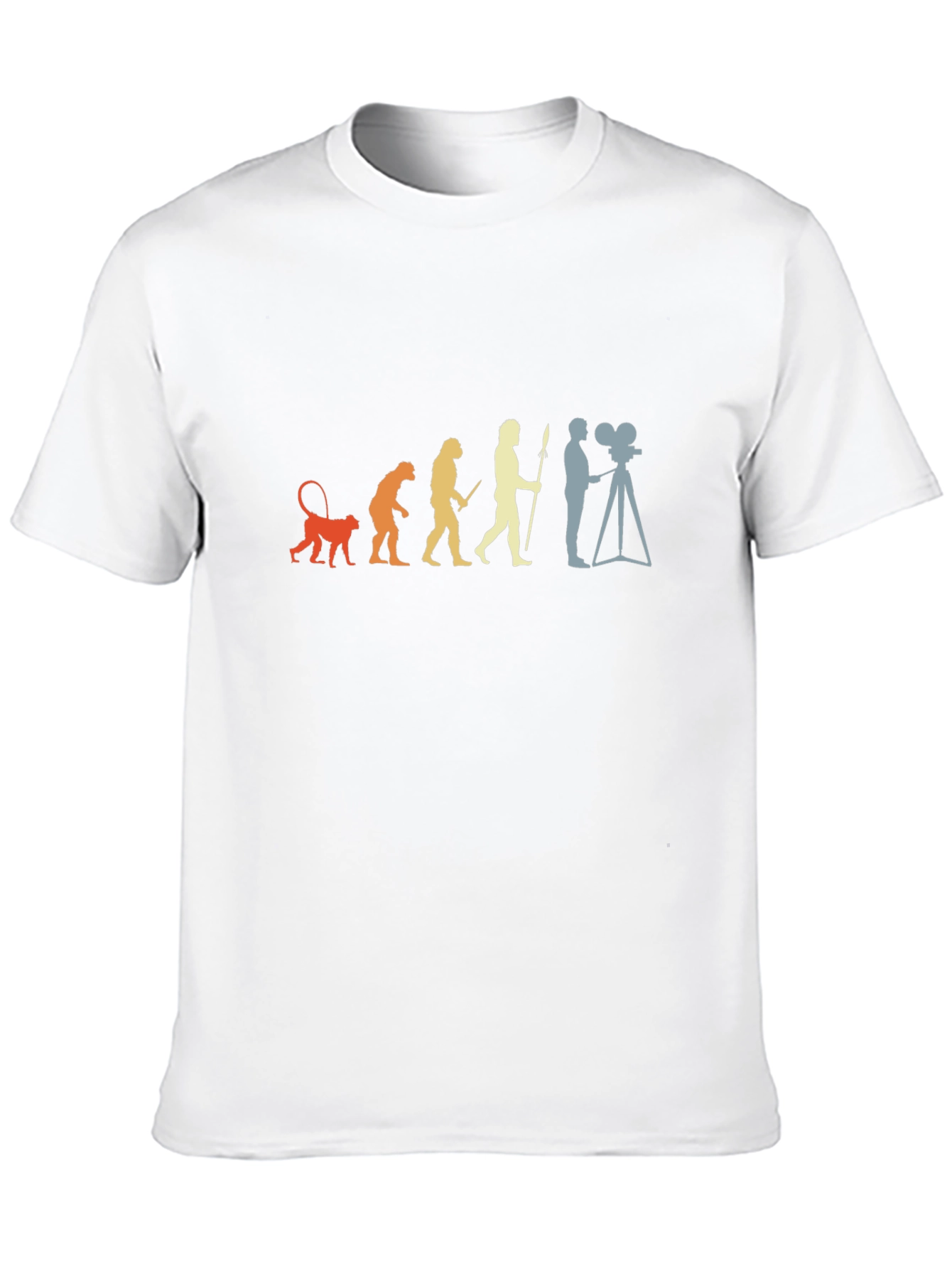 Black Evolution of Film T-Shirt view 10