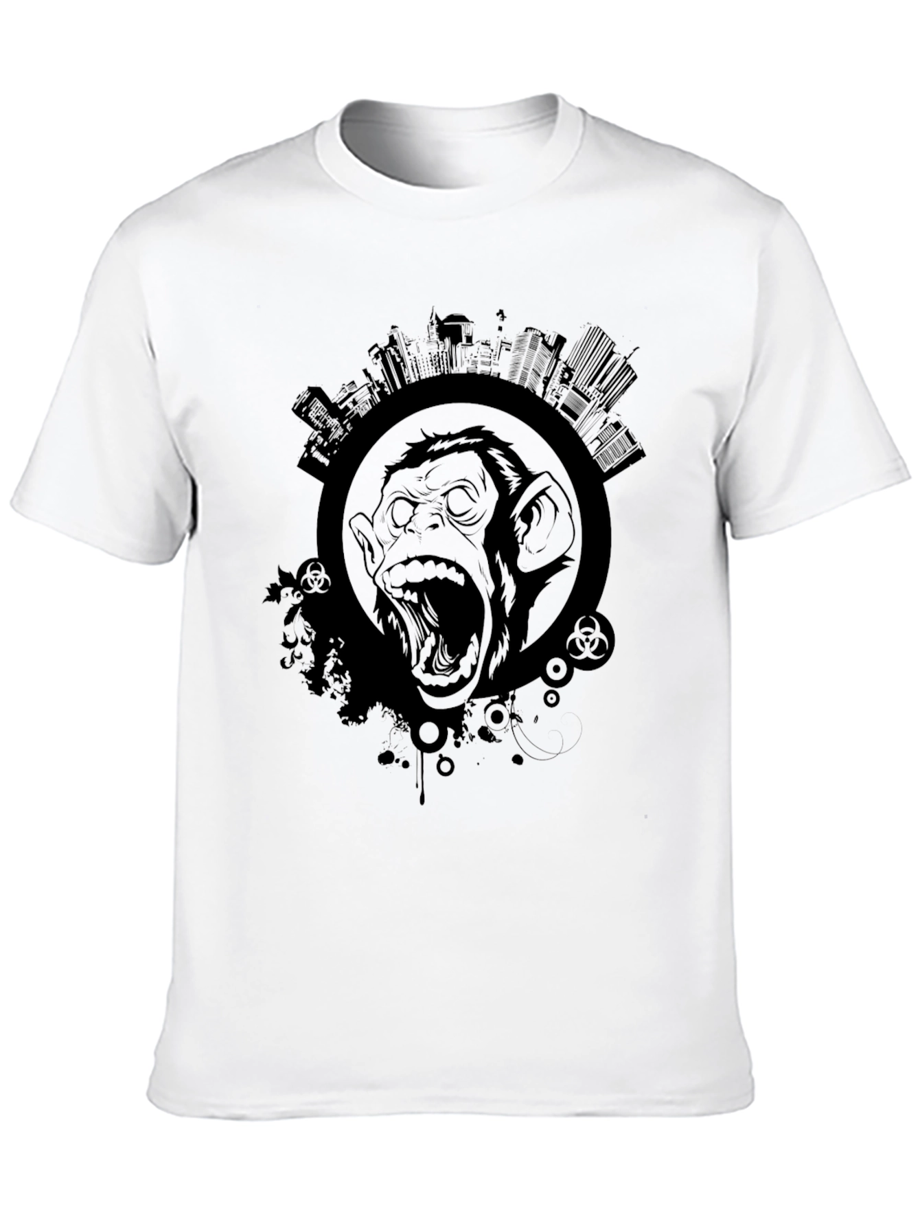 Black Urban Menace Graphic Tee view 10