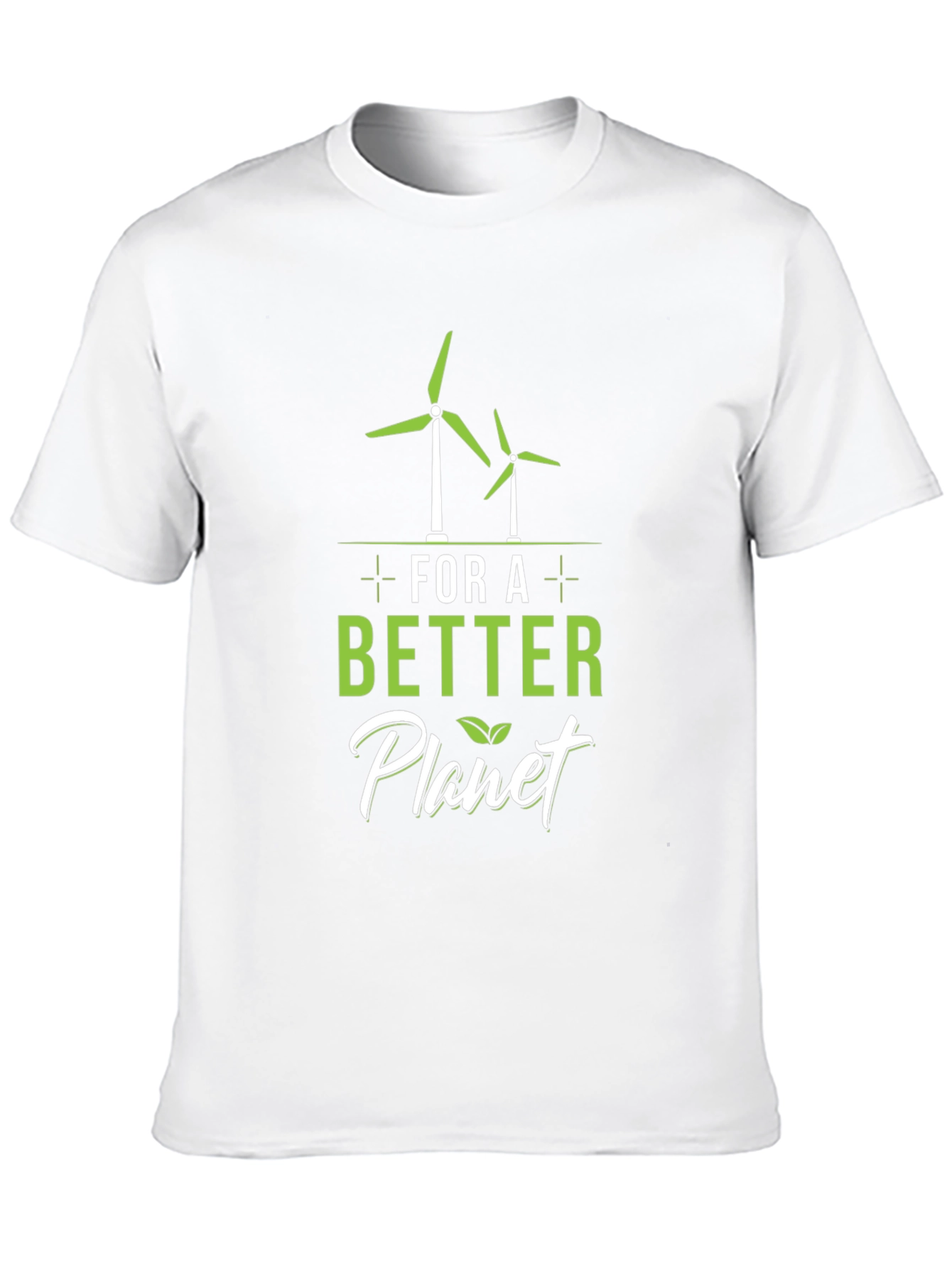 Black Eco-Friendly "Better Planet" Graphic Tee view 10