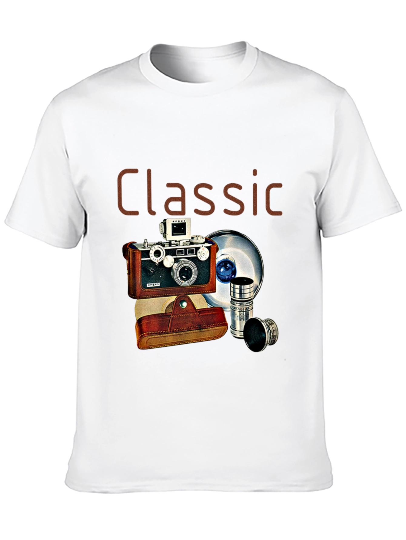 Black Classic Camera Graphic T-Shirt view 10