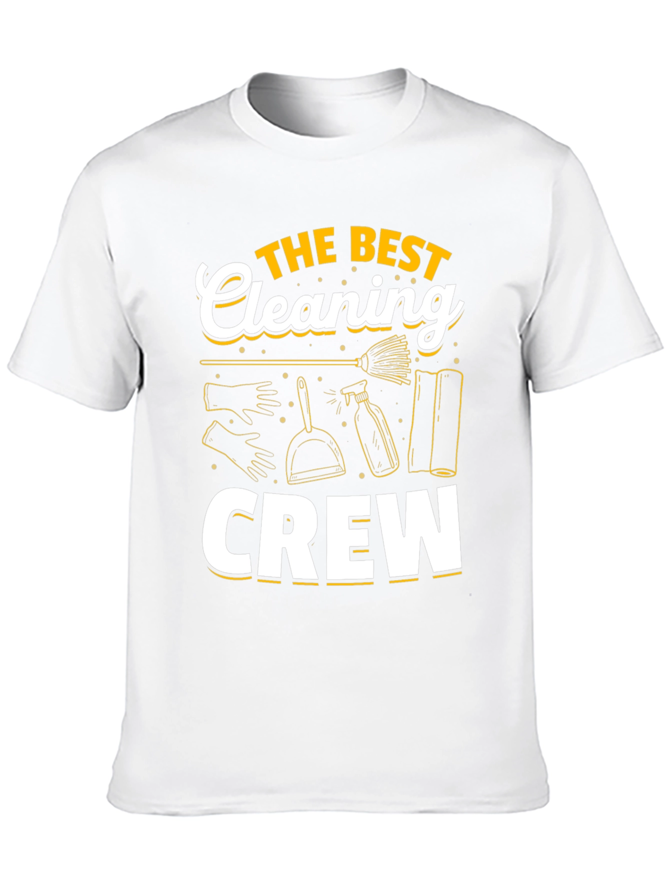 Black The Best Cleaning Crew Graphic T-Shirt view 10