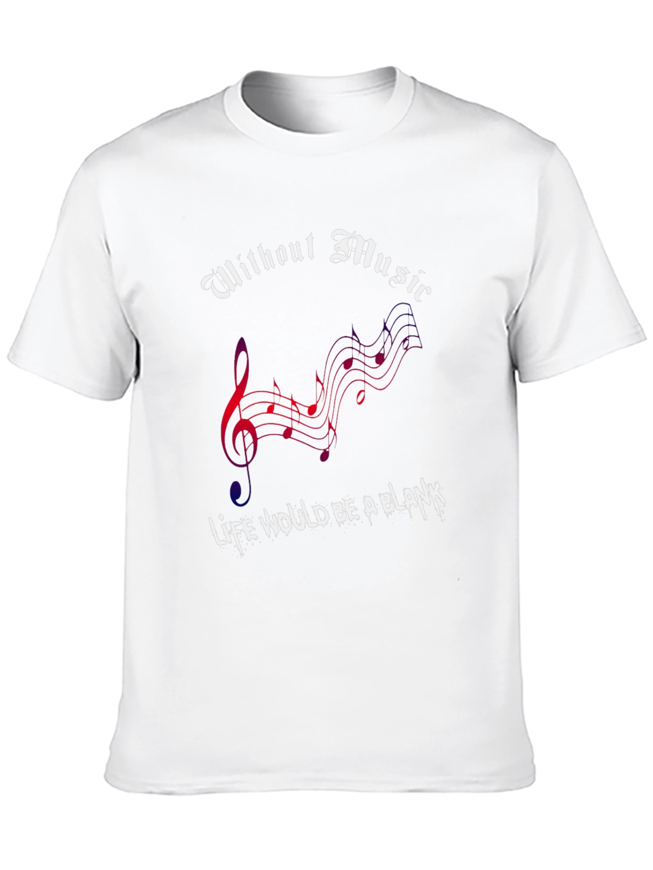 Black Music Lover's Black Graphic T-Shirt view 10