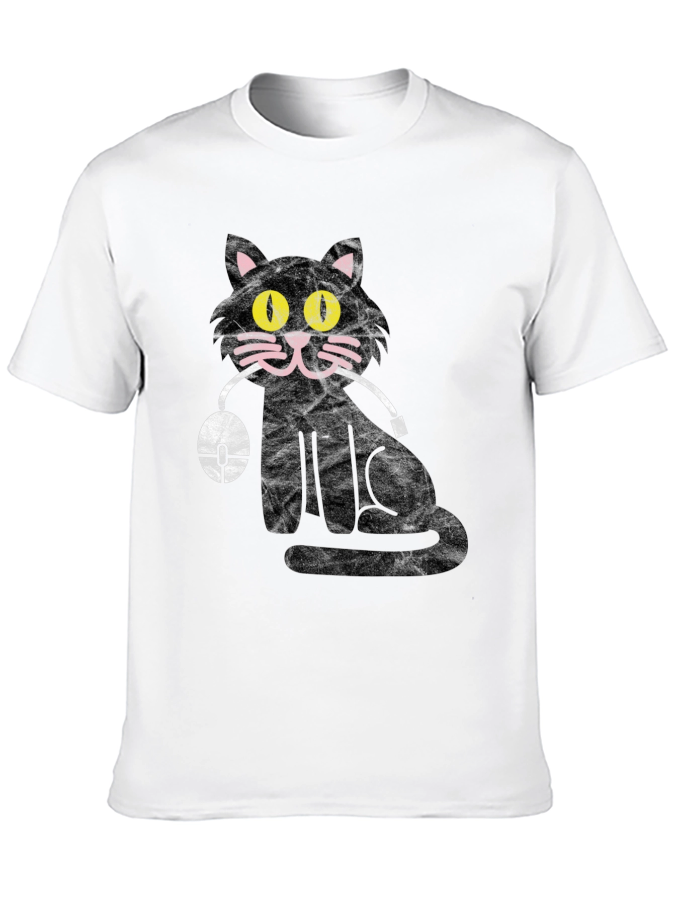 Black Cat Got Your Mouse Graphic Tee view 10