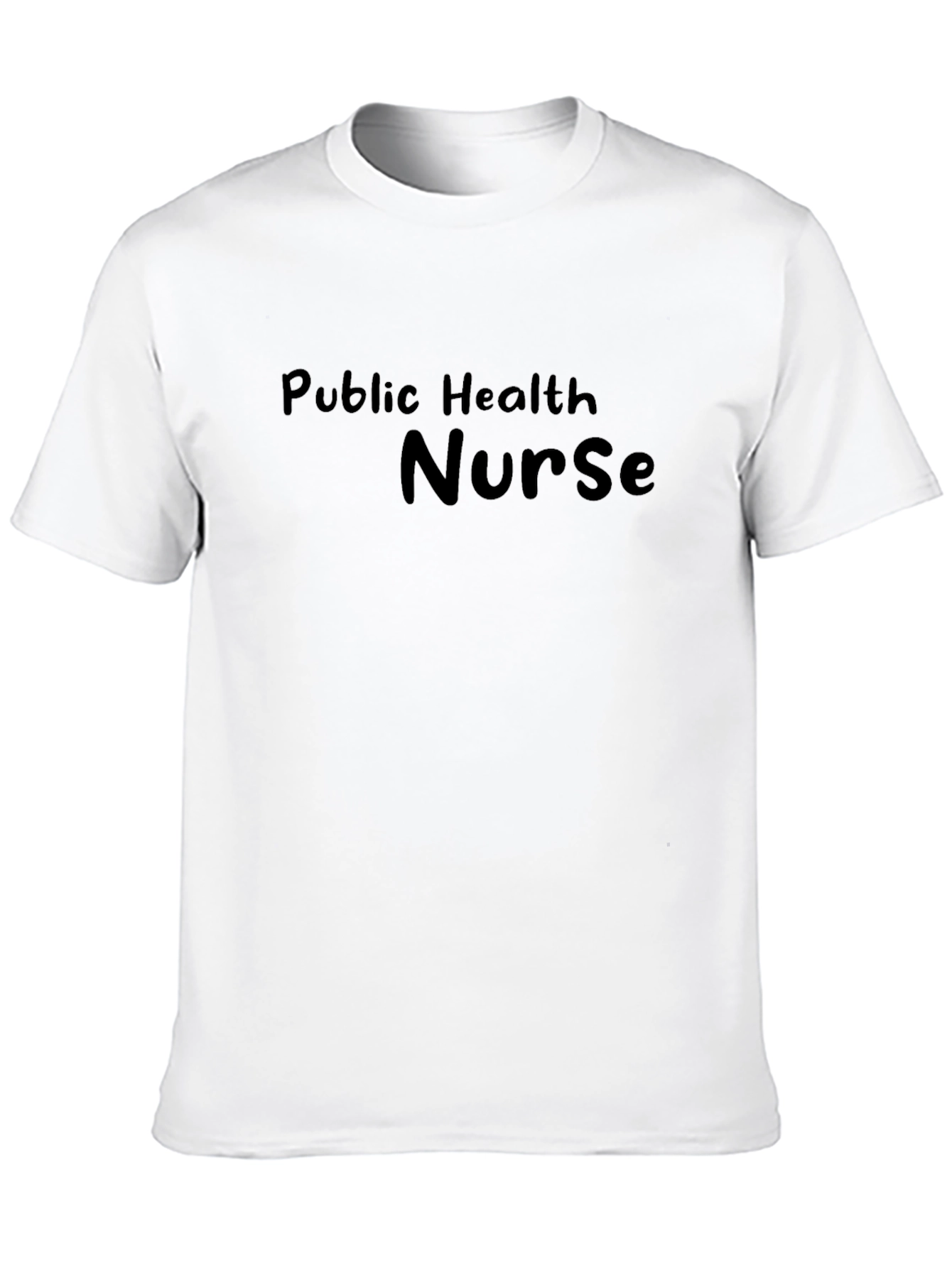 Black Public Health Nurse T-Shirt view 10
